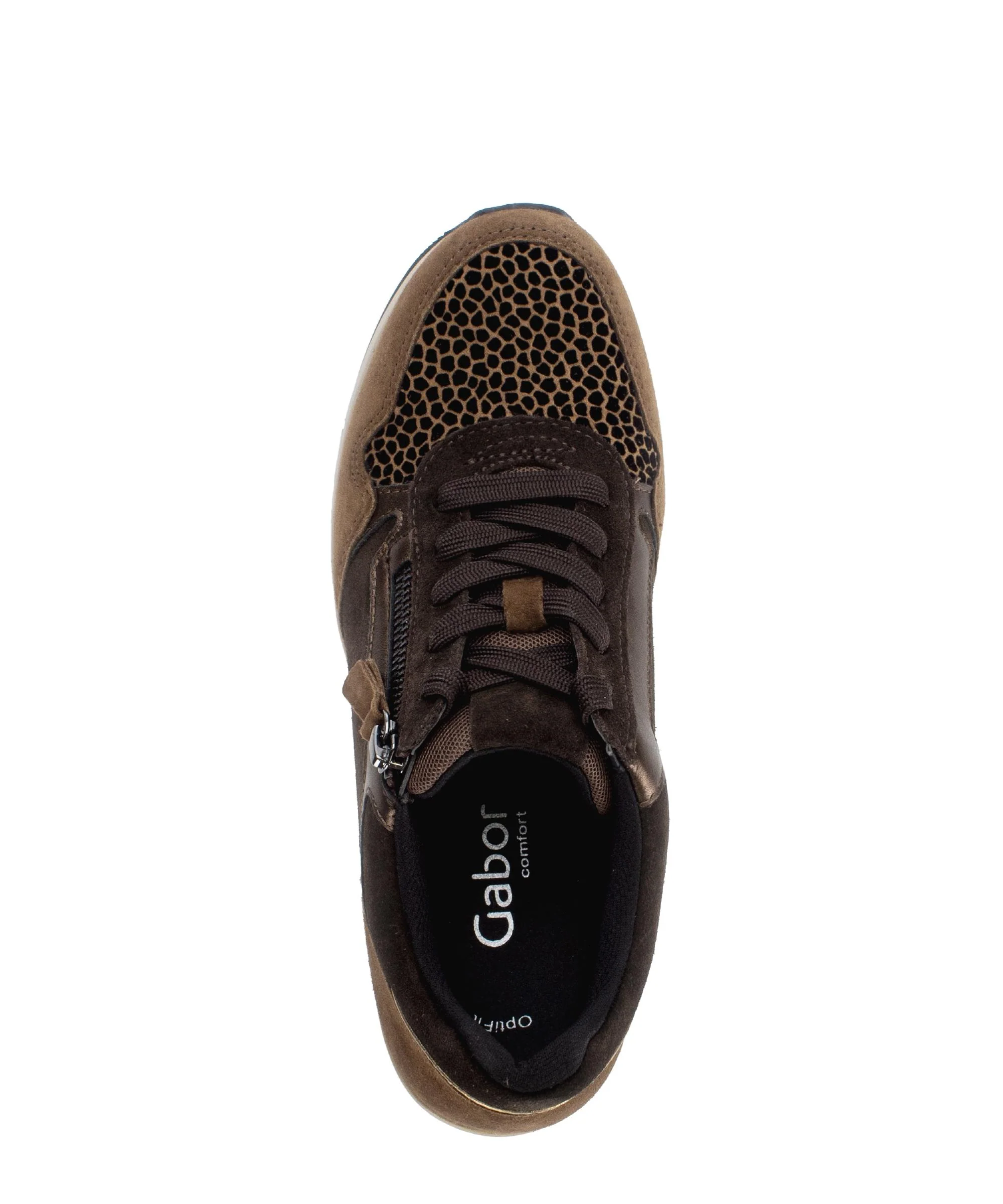 Baskets noires et marron en nubuck - Image 3