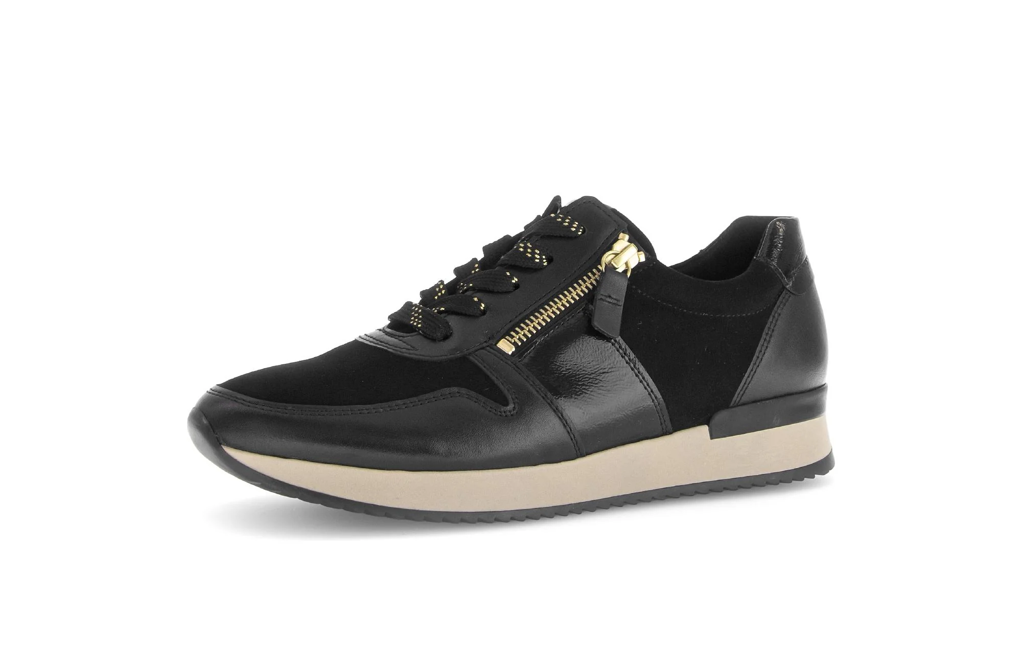 Baskets noires en cuir et nubuck - Image 6