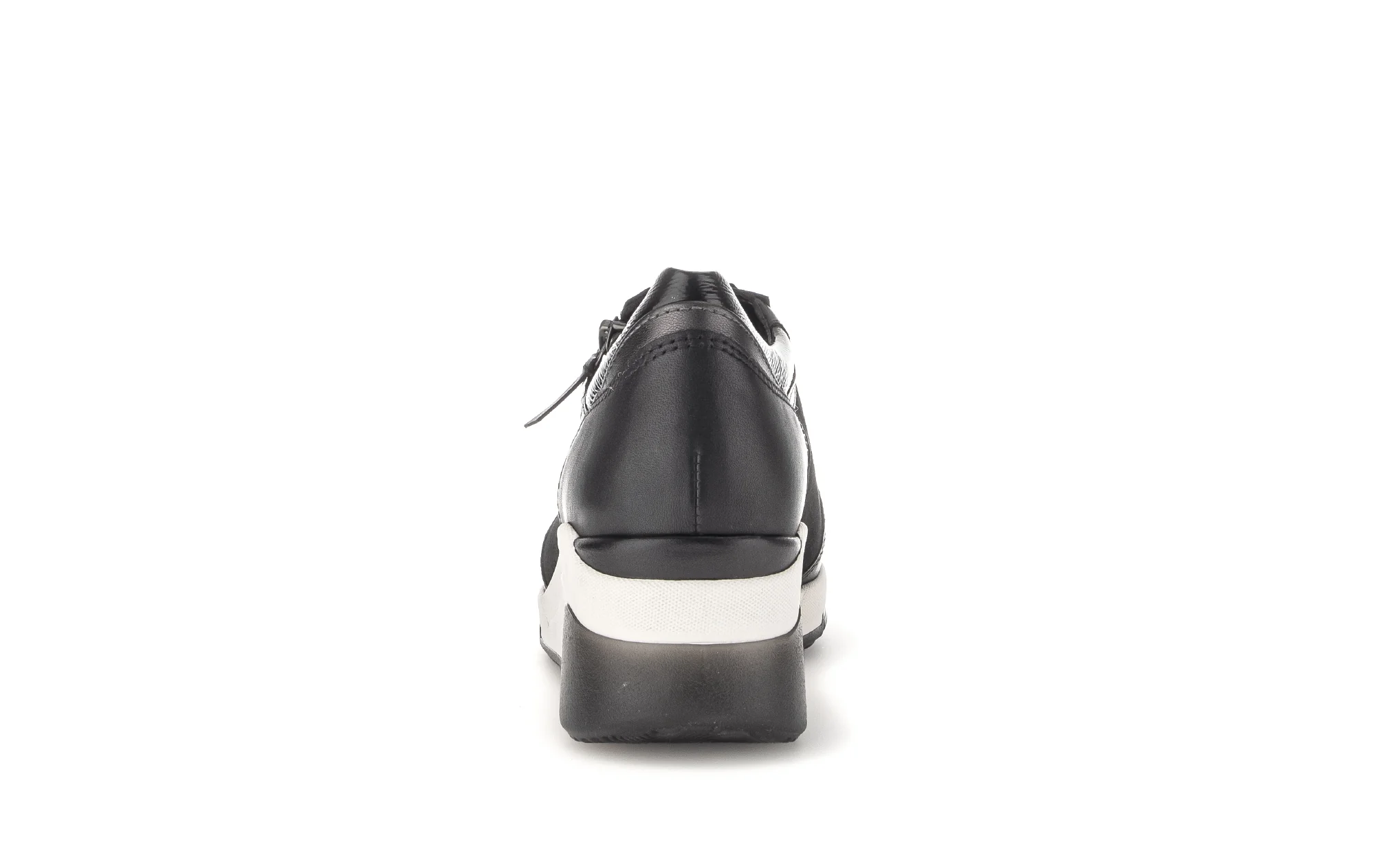 Baskets noires en cuir lisse - Image 6
