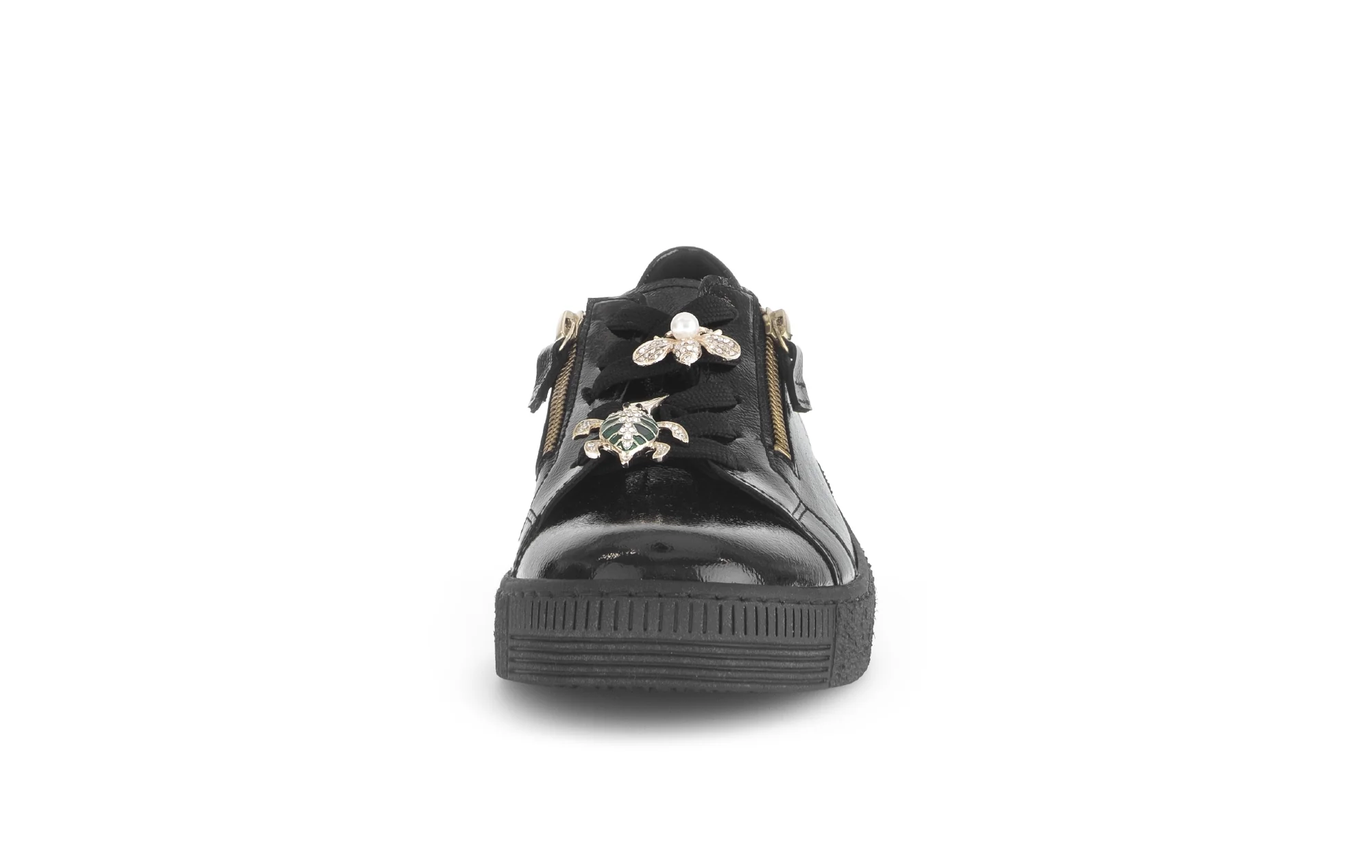 Baskets noires en cuir vernis - Image 3