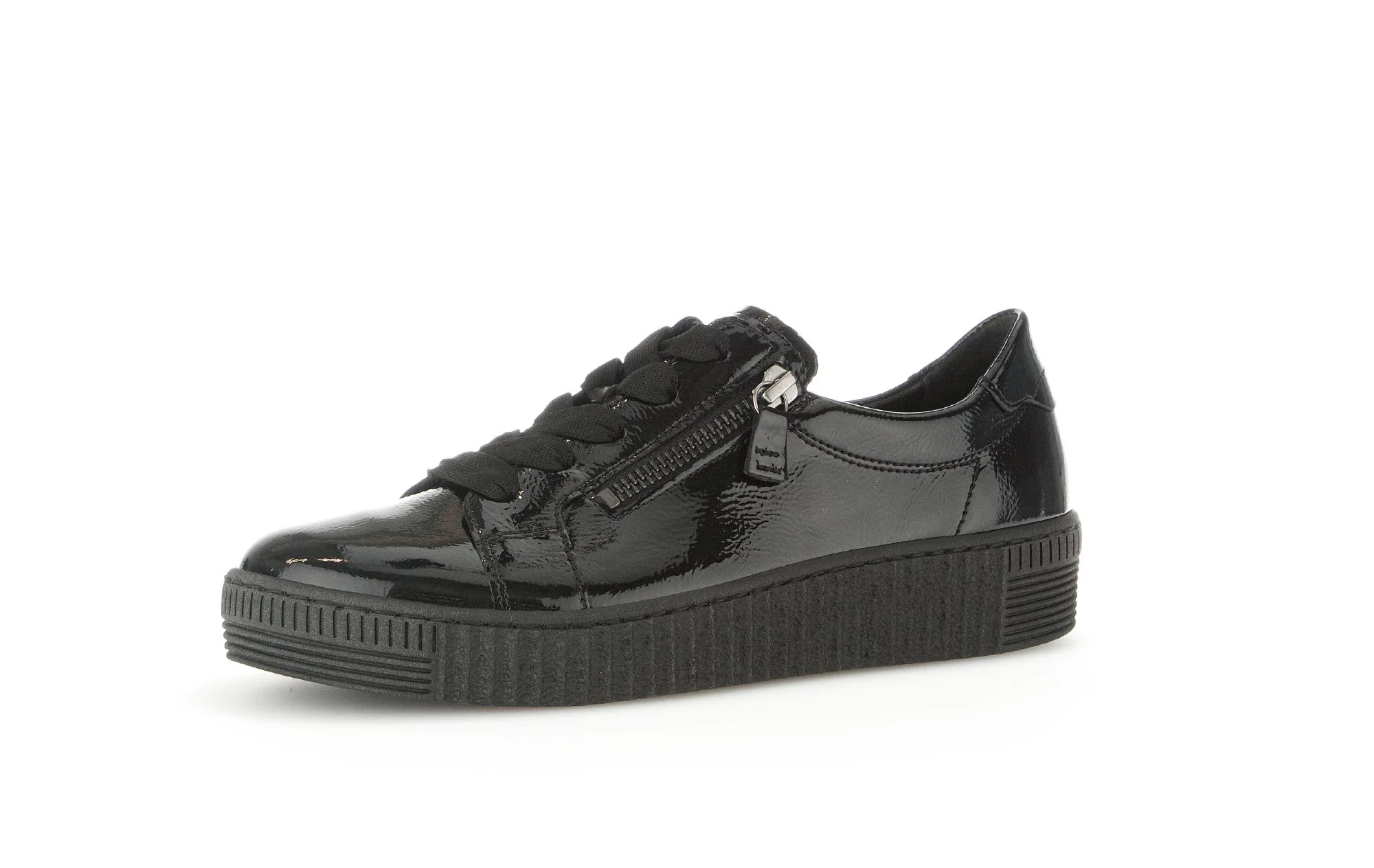 Baskets noires en cuir vernis - Image 6