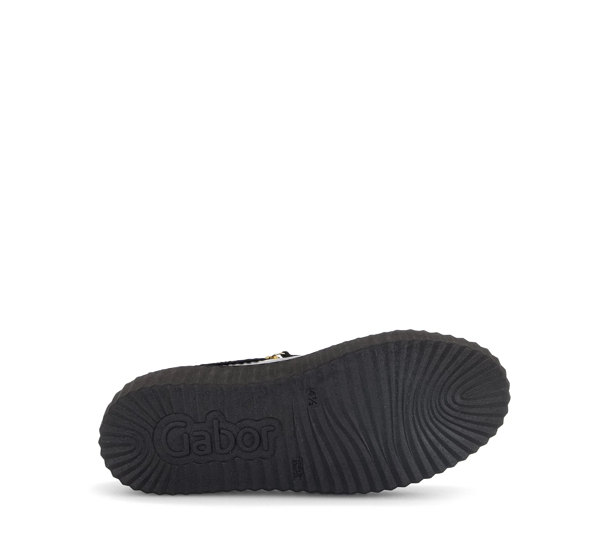 Baskets noires en cuir vernis avec un bijou fantaisie abeille - Image 7