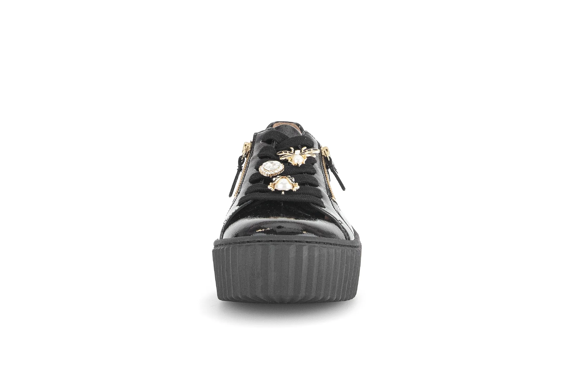 Baskets noires en cuir vernis - Image 4