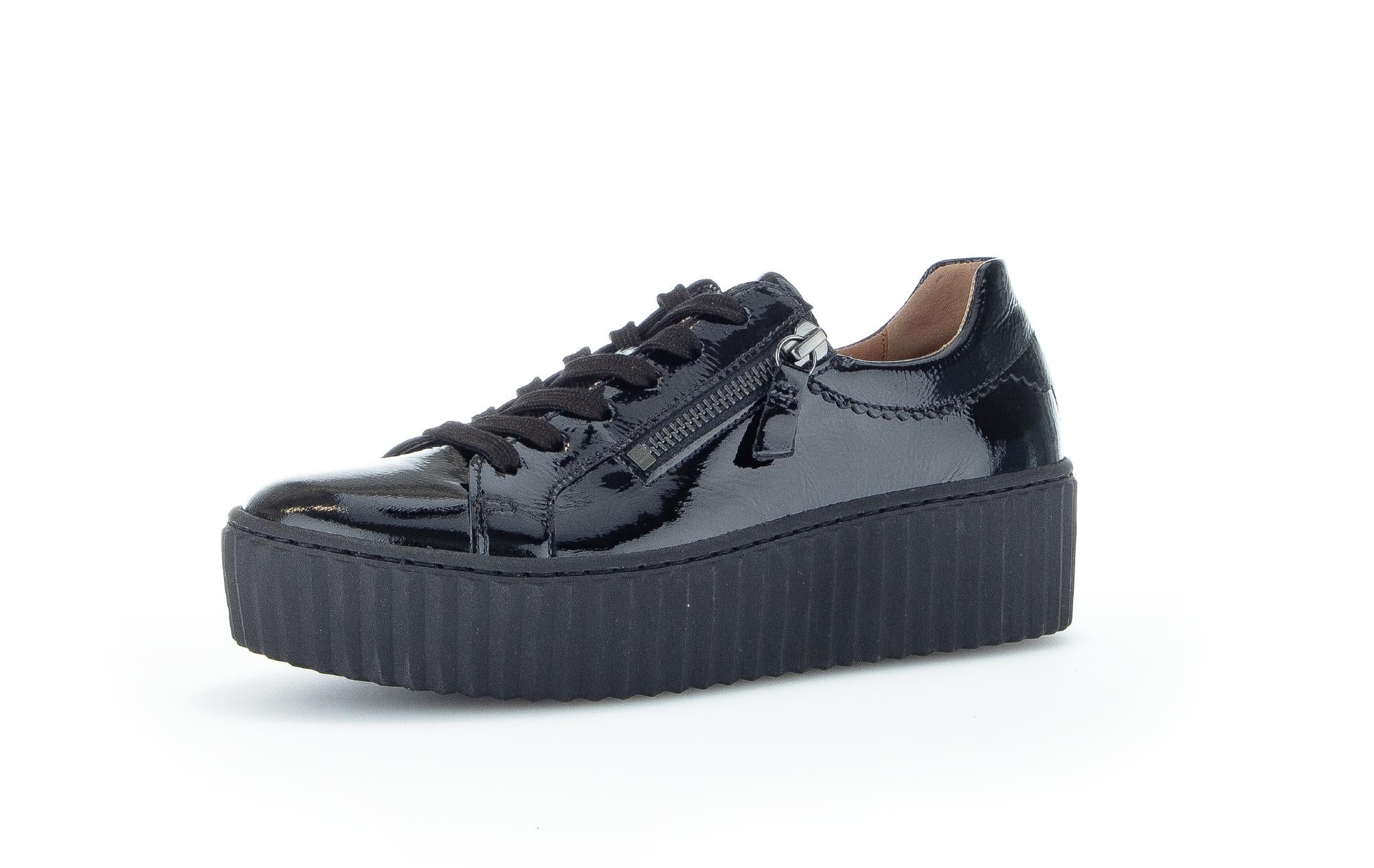 Baskets noires en cuir vernis - Image 6