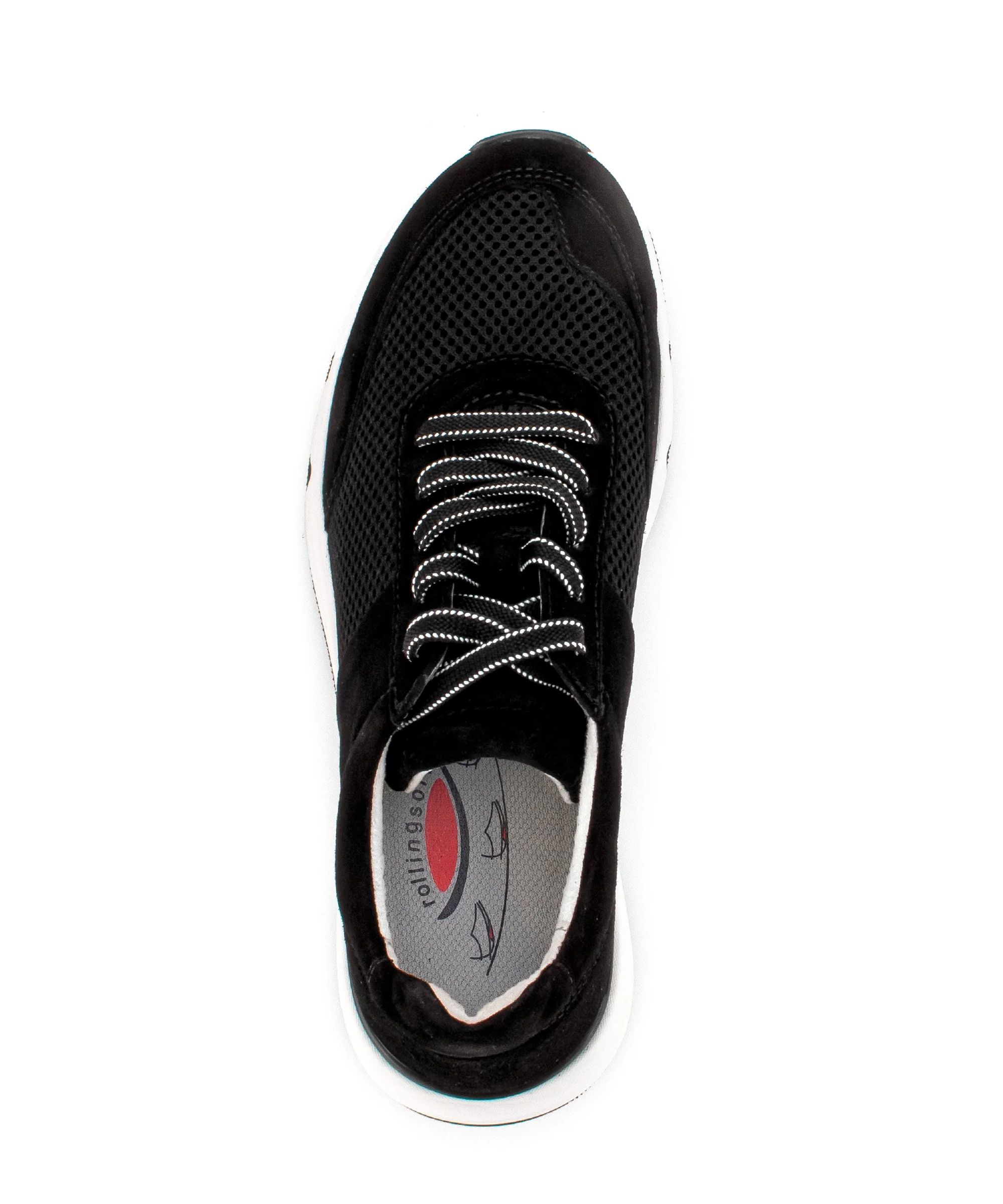 Baskets noires en textile - Image 3