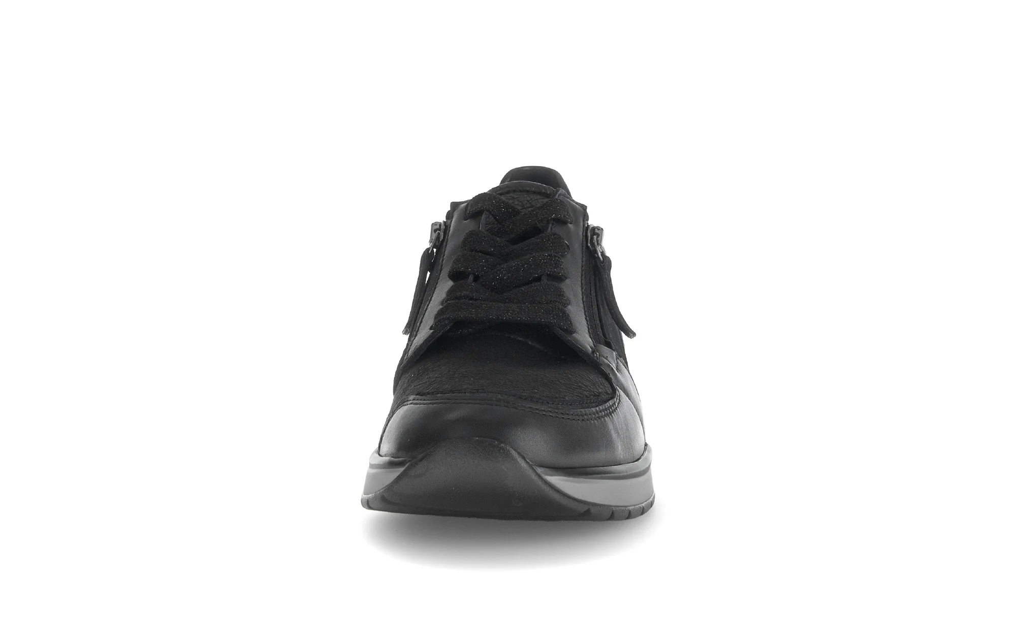 Baskets noires en Textile et Nubuck (adaptées Hallux Valgus) - Image 5