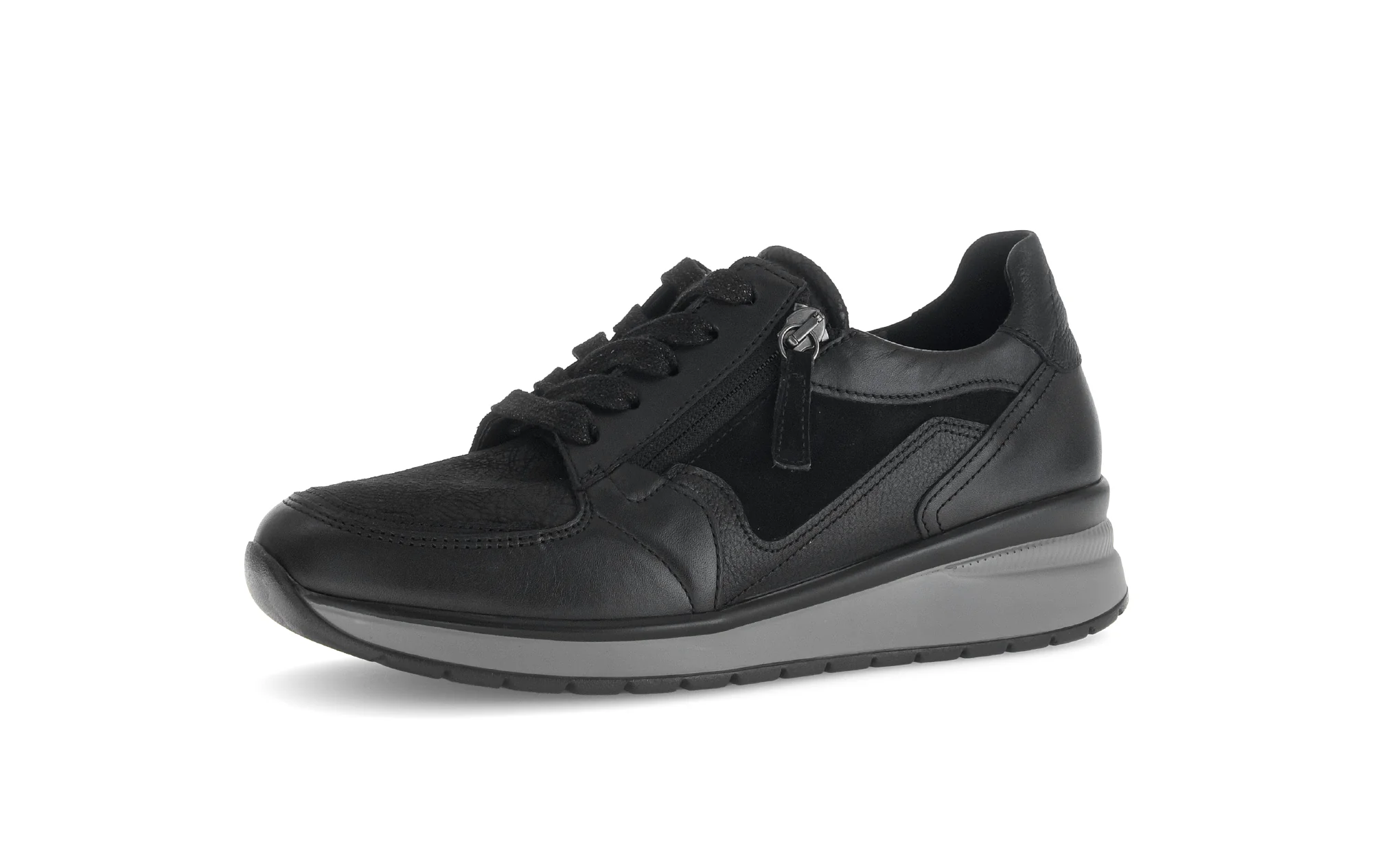 Baskets noires en Textile et Nubuck (adaptées Hallux Valgus) - Image 6