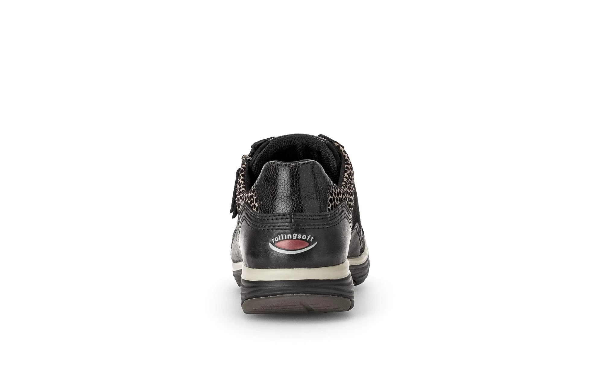 Baskets Rolling Soft noires en Cuir et Nubuck - Image 4