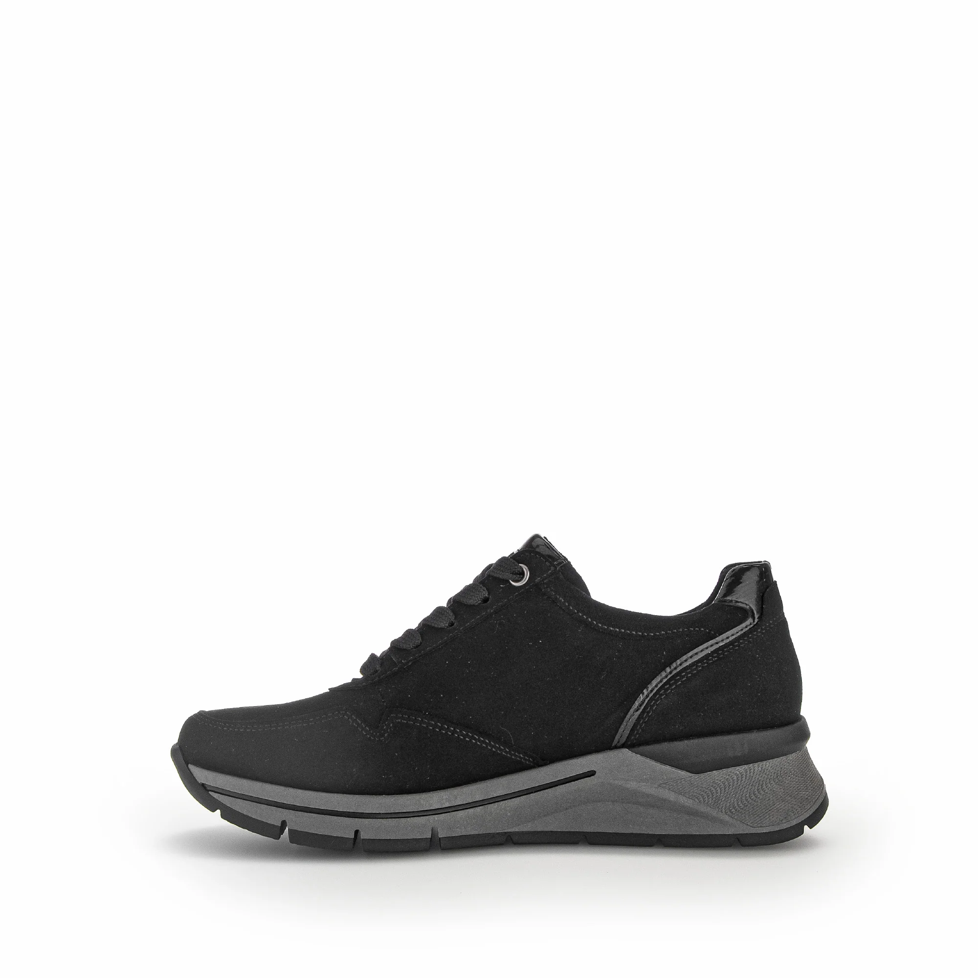 Baskets noires en velours - Image 2