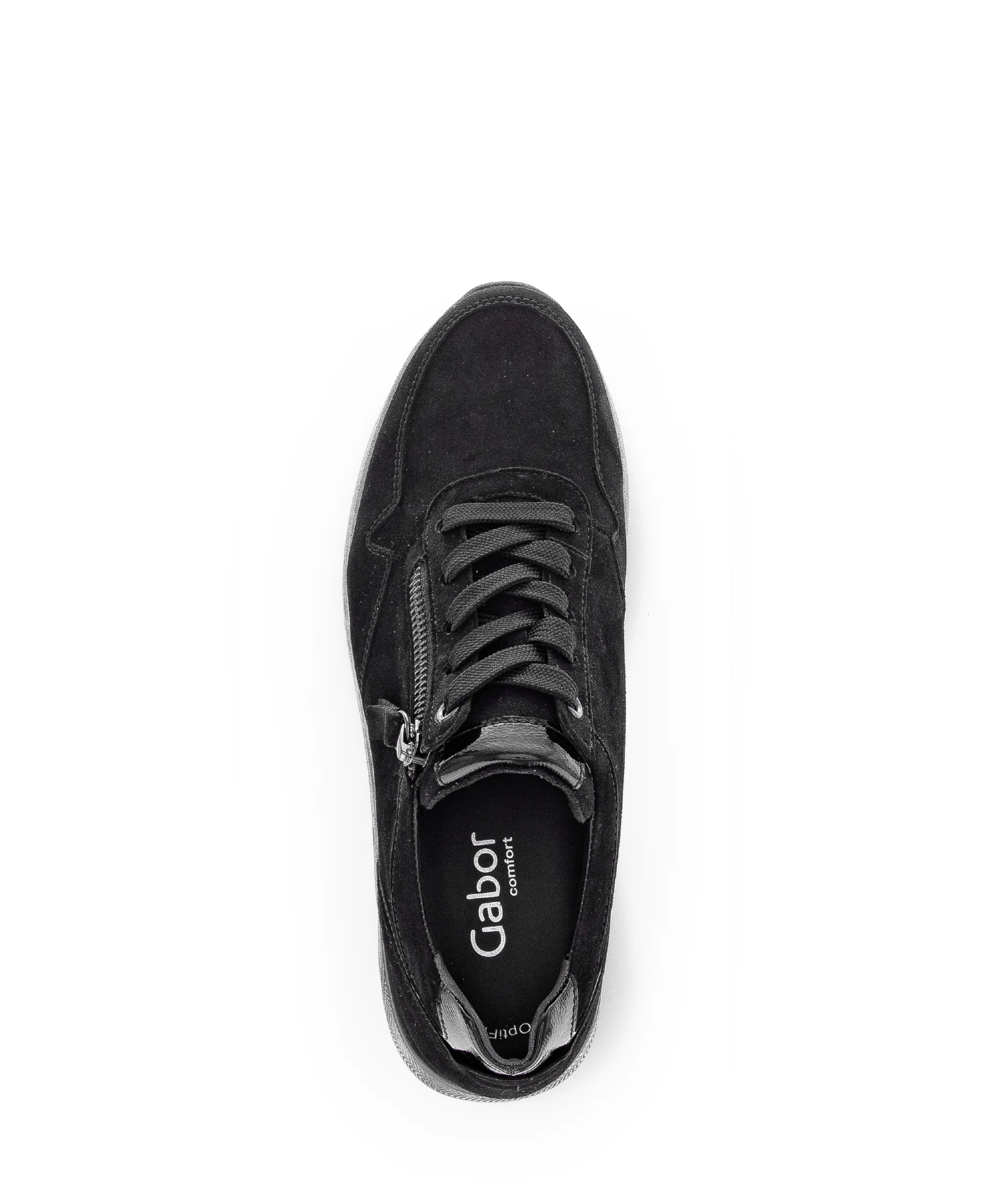 Baskets noires en velours - Image 4