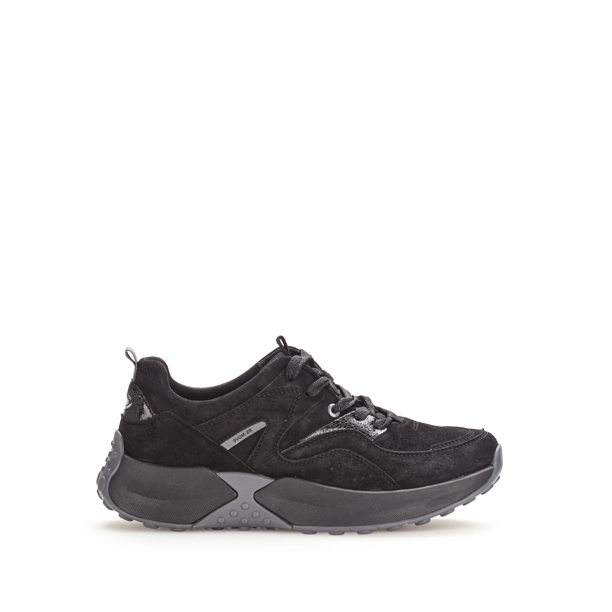 Baskets noires en velours
