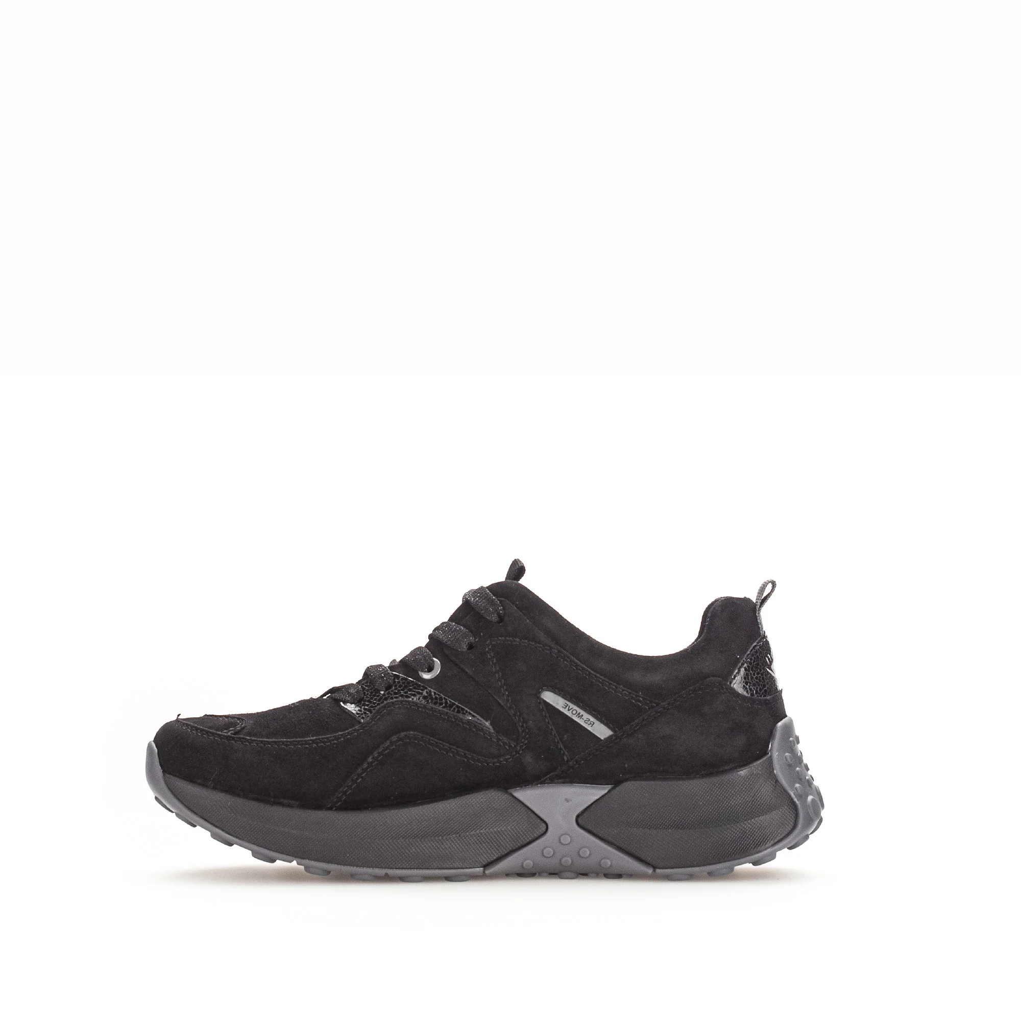Baskets noires en velours - Image 2