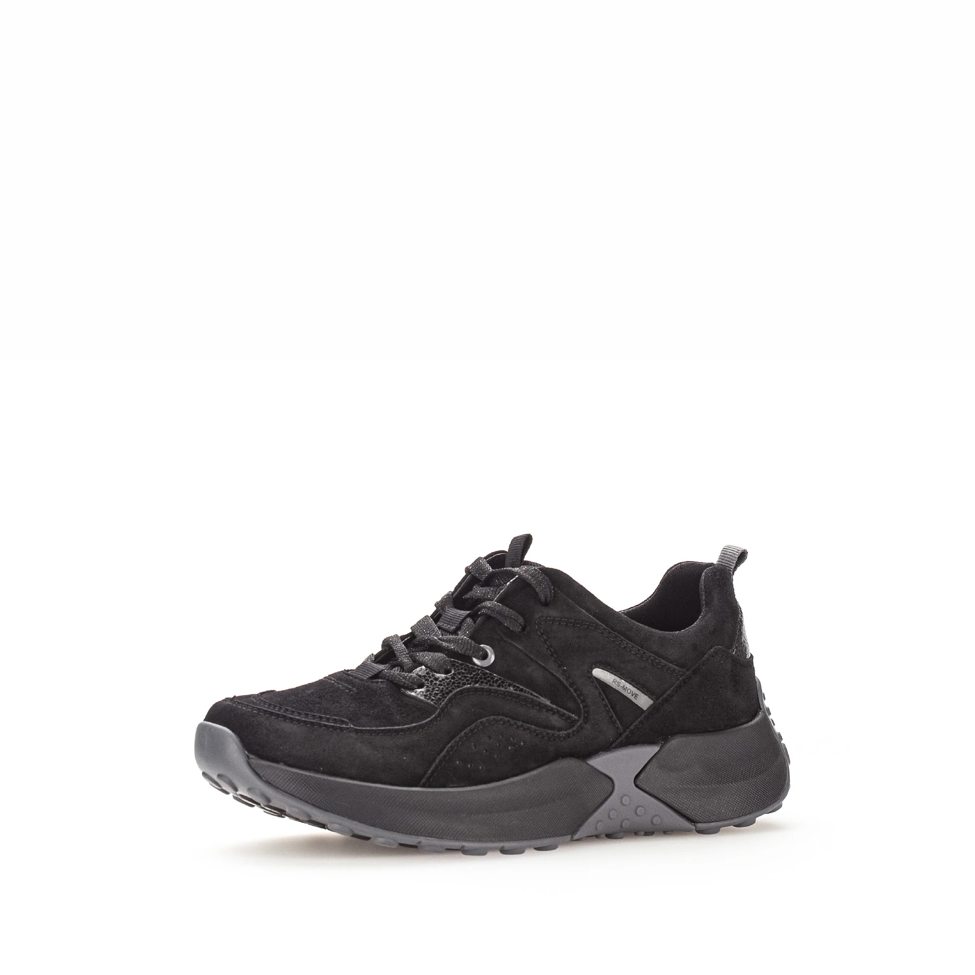 Baskets noires en velours - Image 3
