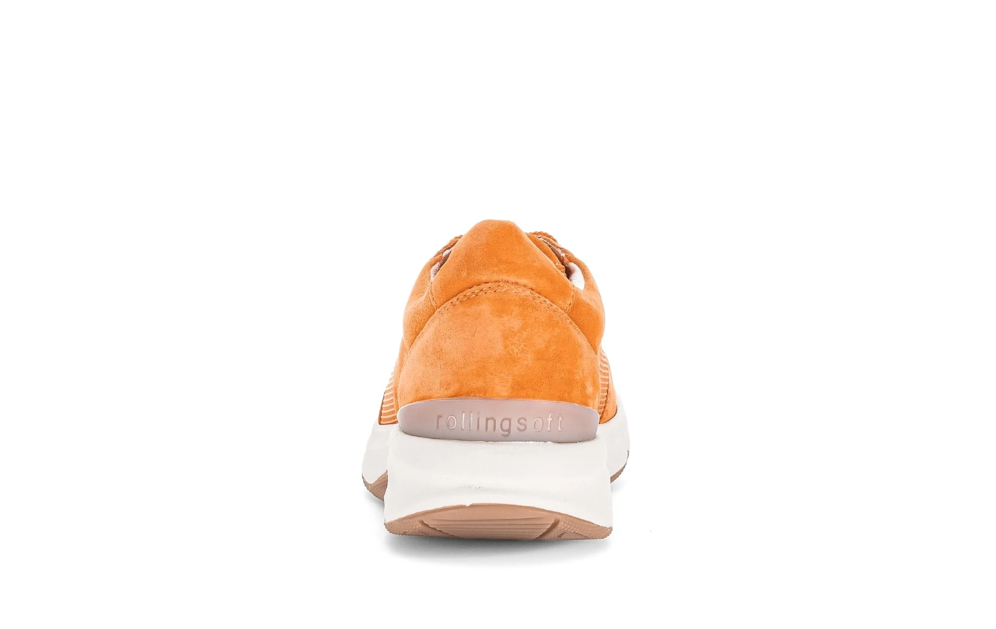 Baskets oranges en cuir - Image 4