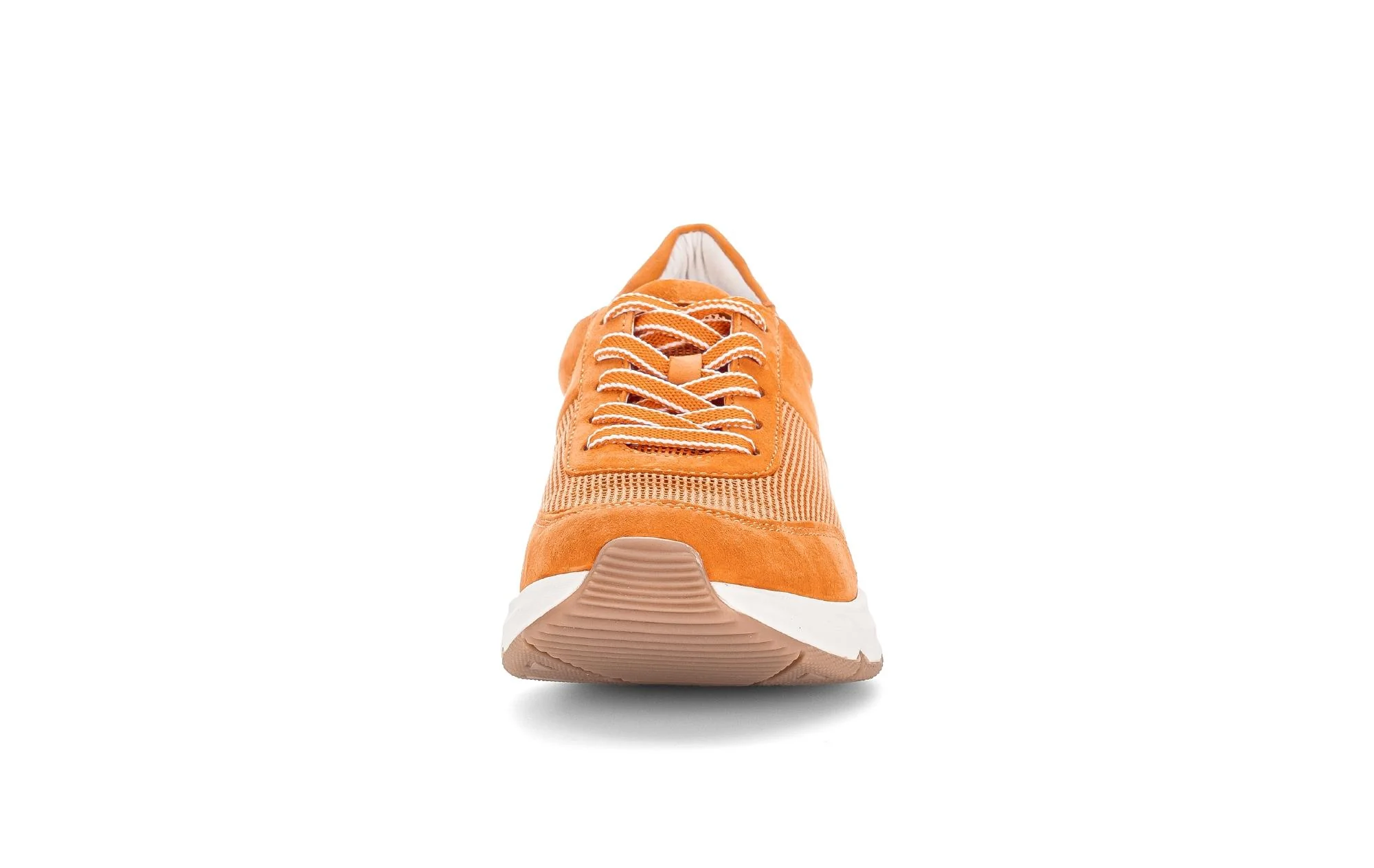 Baskets oranges en cuir - Image 5