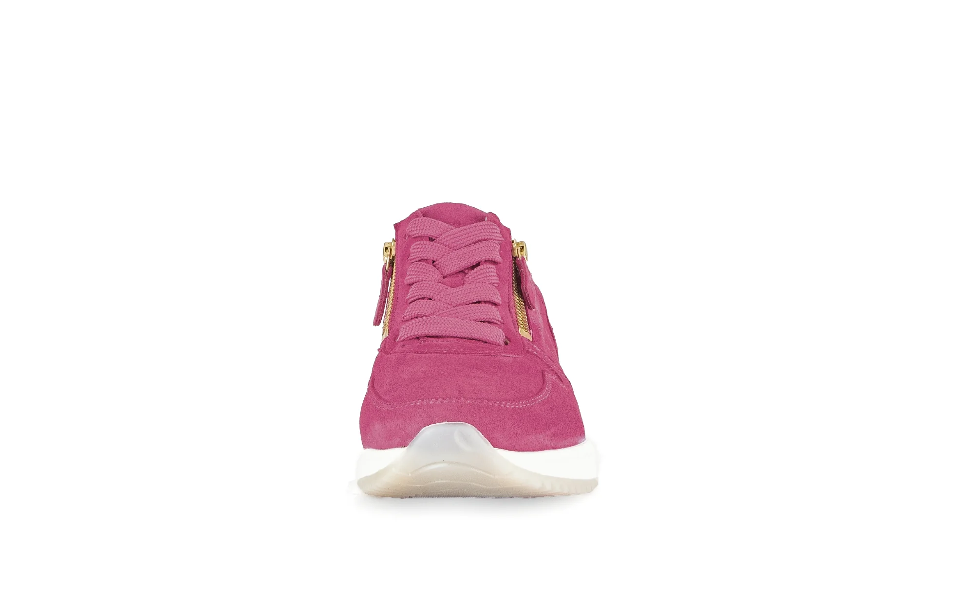 Baskets pinks en cuir velours - Image 4