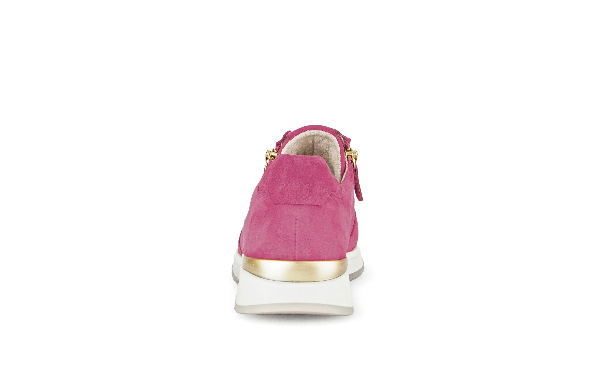 Baskets pinks en cuir velours - Image 6