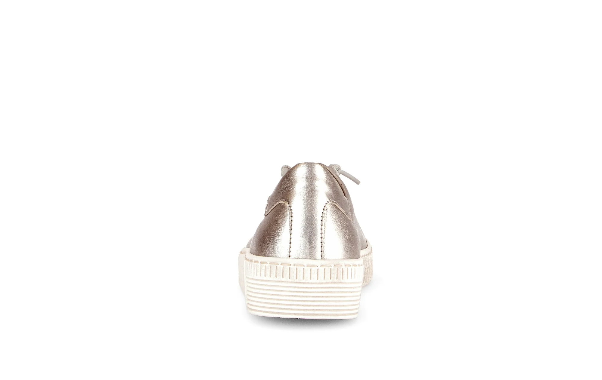 Baskets poudrées en cuir métallisé - Image 4