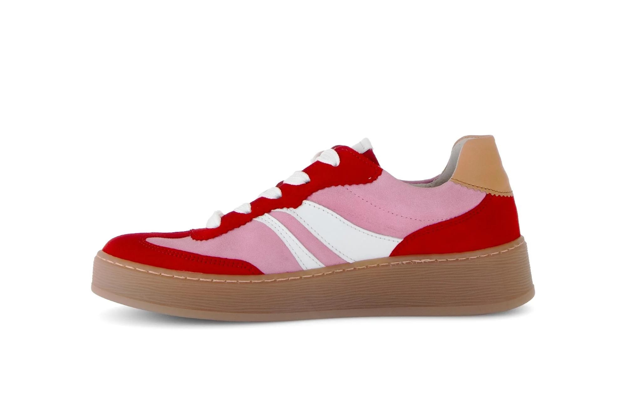 Baskets roses et rouges en Nubuck - Image 2