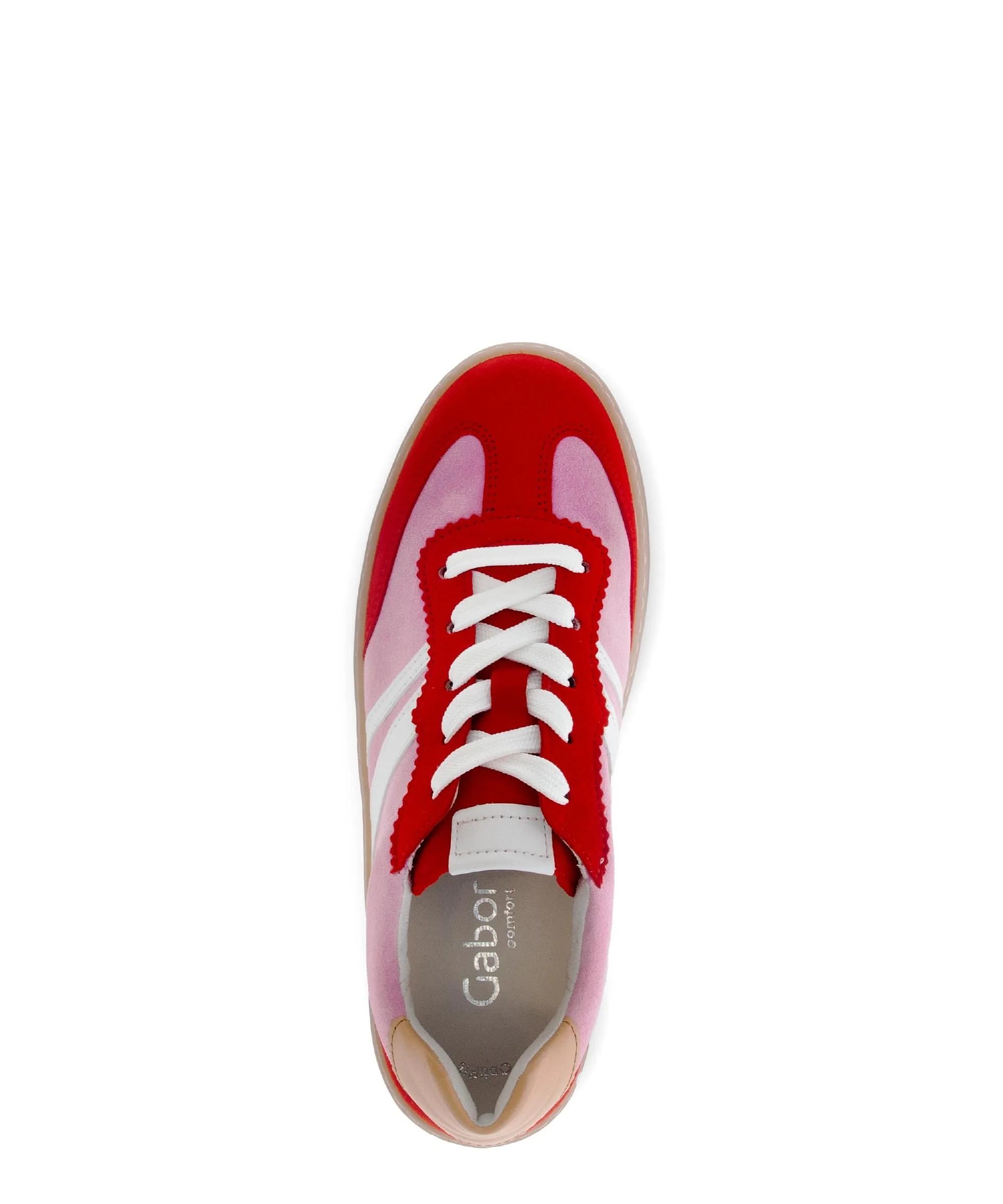 Baskets roses et rouges en Nubuck - Image 3