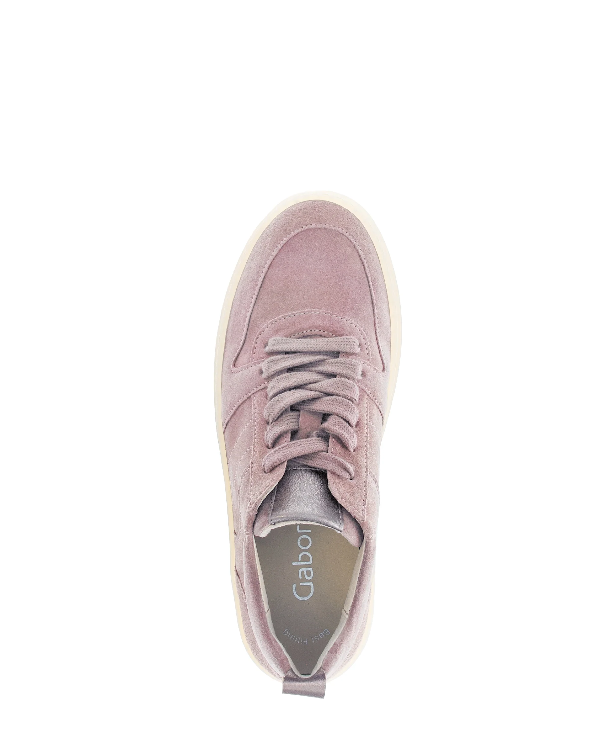 Baskets roses en velours - Image 3