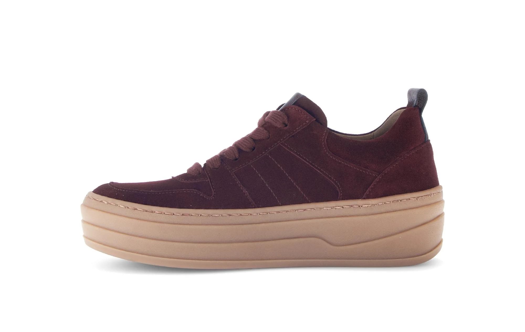 Baskets rouges en cuir - Image 2