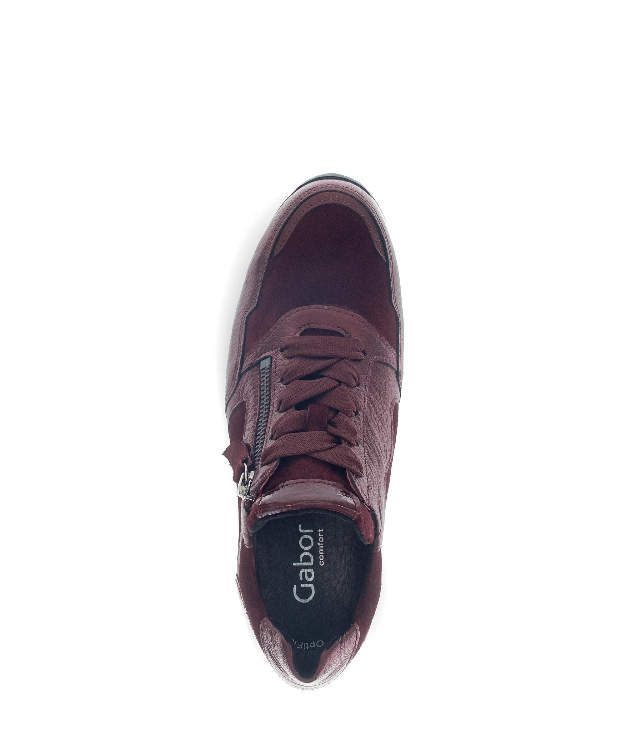 Baskets rouges en cuir - Image 3