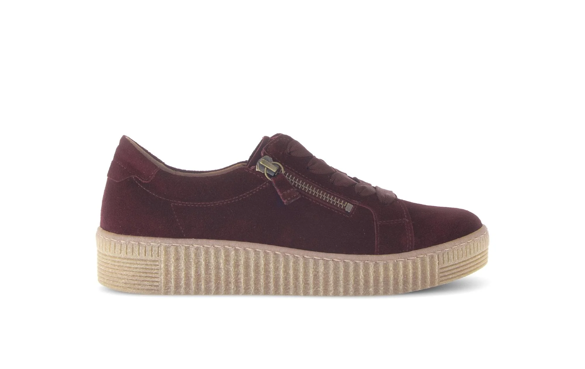 Baskets rouges en Nubuck