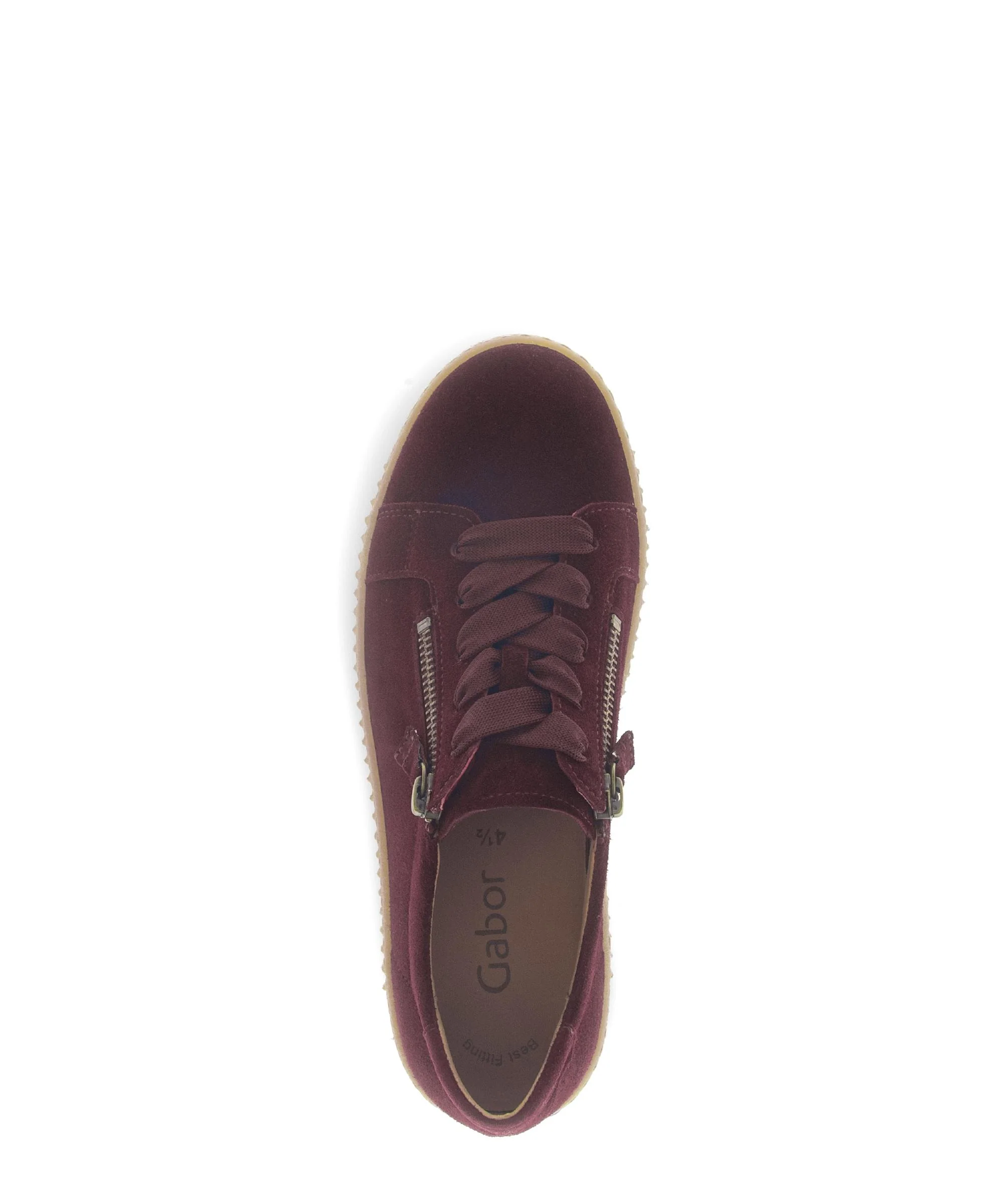 Baskets rouges en Nubuck - Image 3