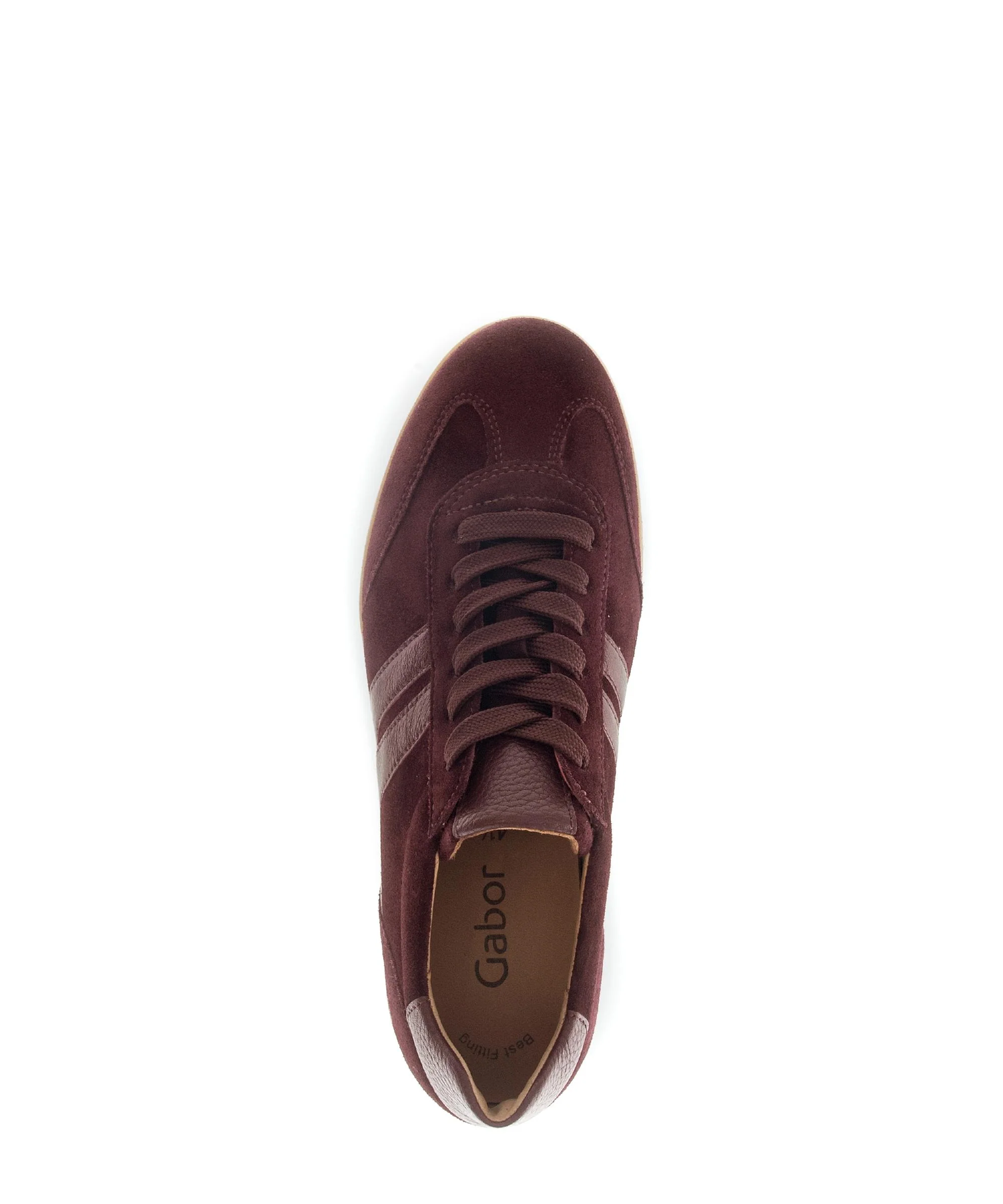 Baskets rouges en nubuck - Image 3