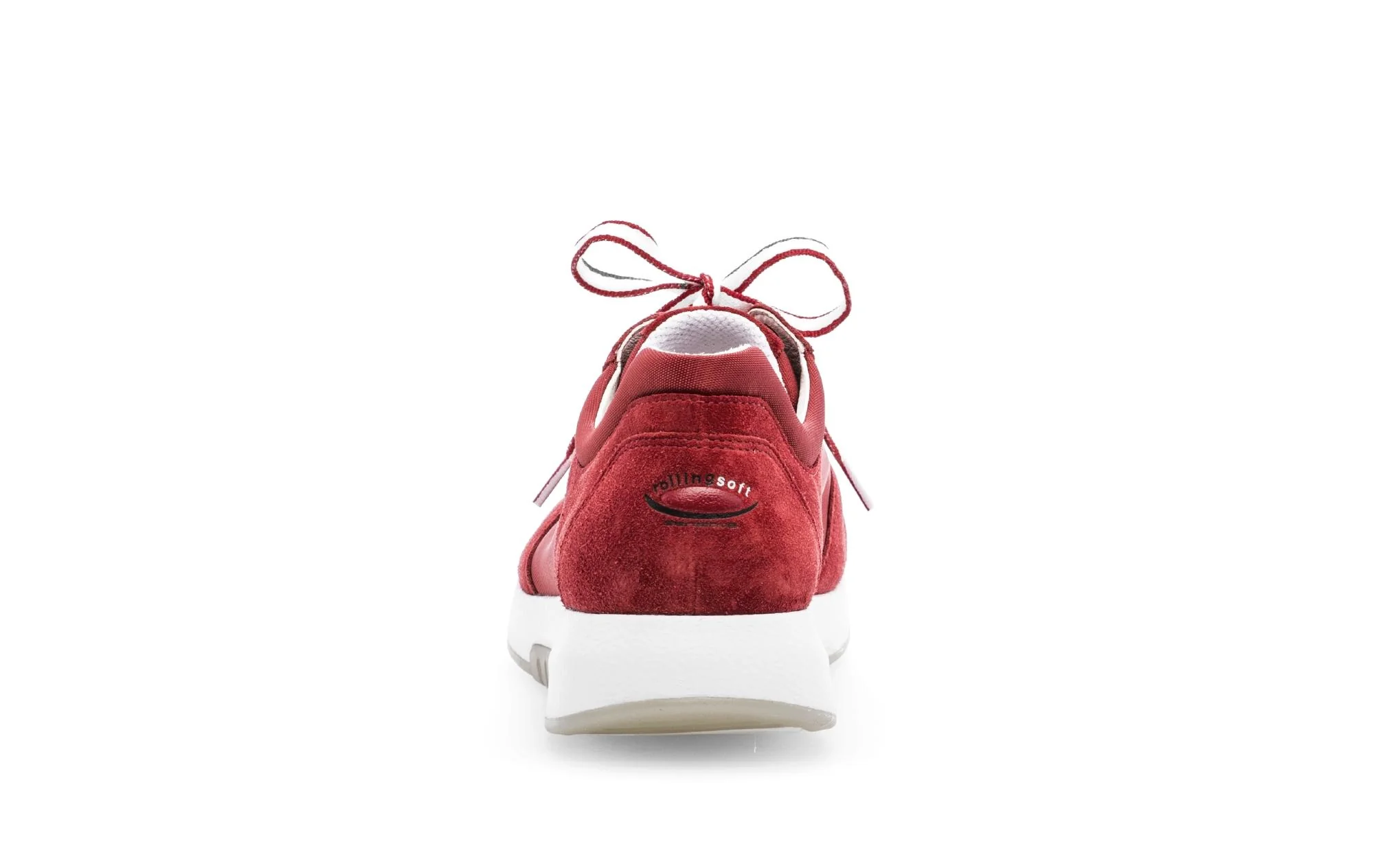 Baskets rouges en cuir - Image 4