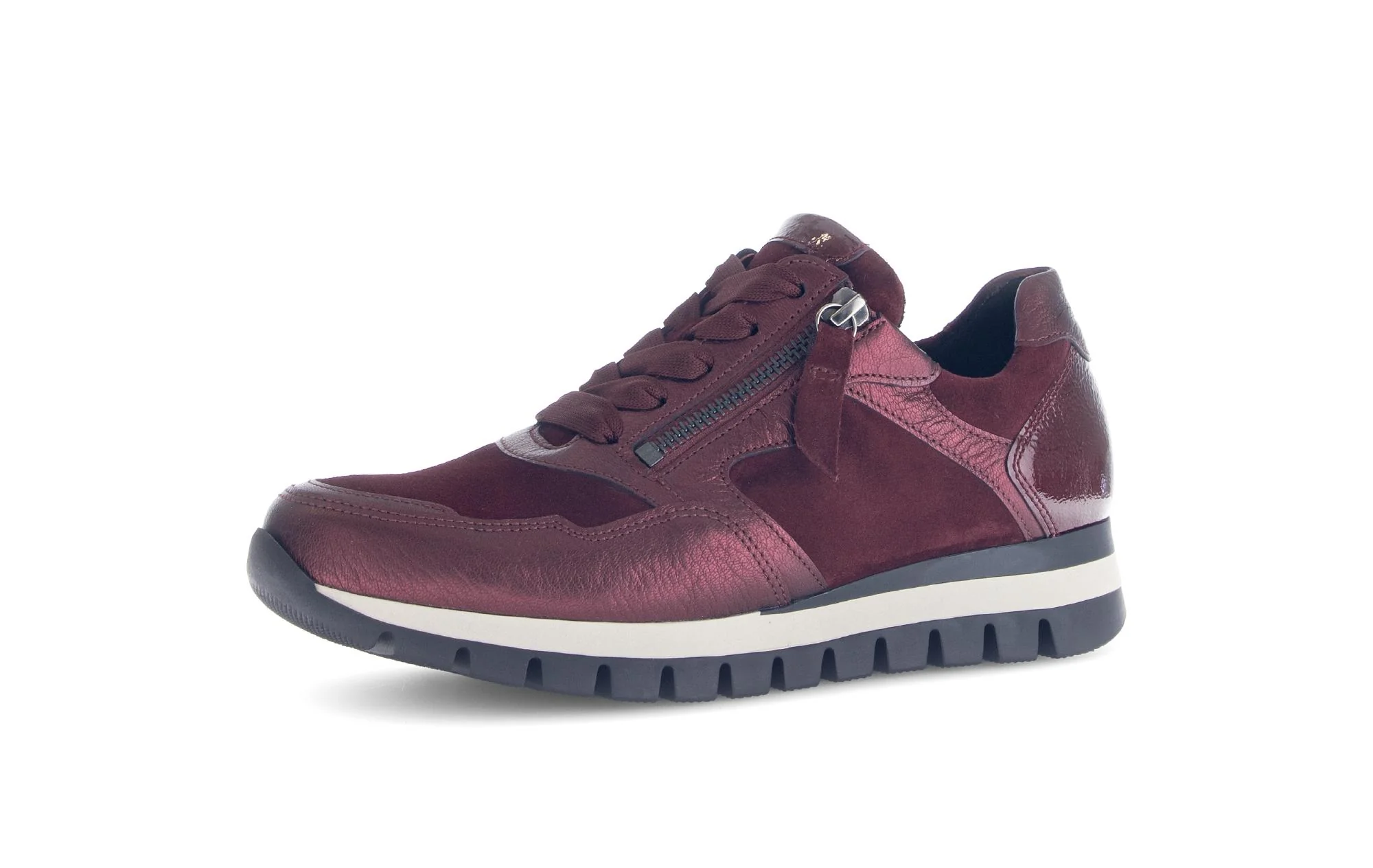 Baskets rouges en cuir - Image 6