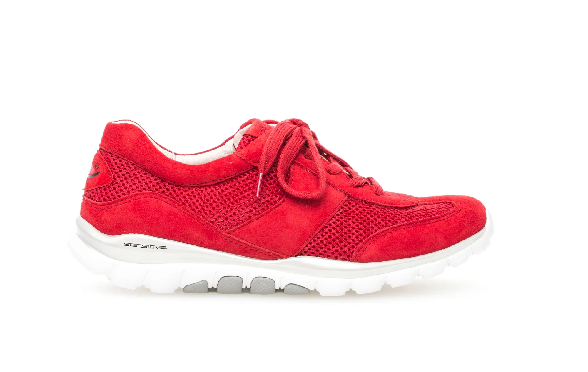Baskets Rolling Soft rouges en Textile et Nubuck