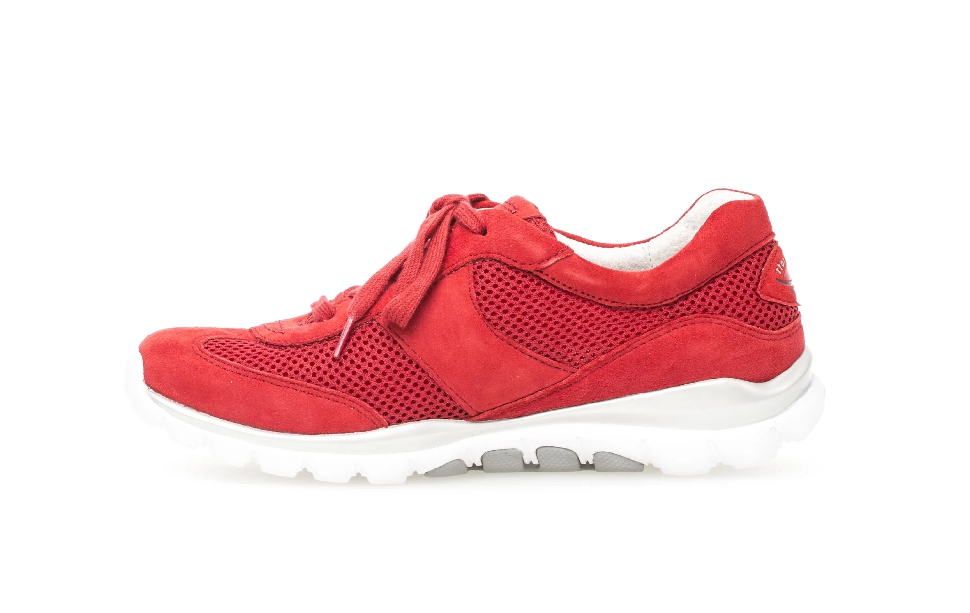 Baskets Rolling Soft rouges en Textile et Nubuck - Image 2