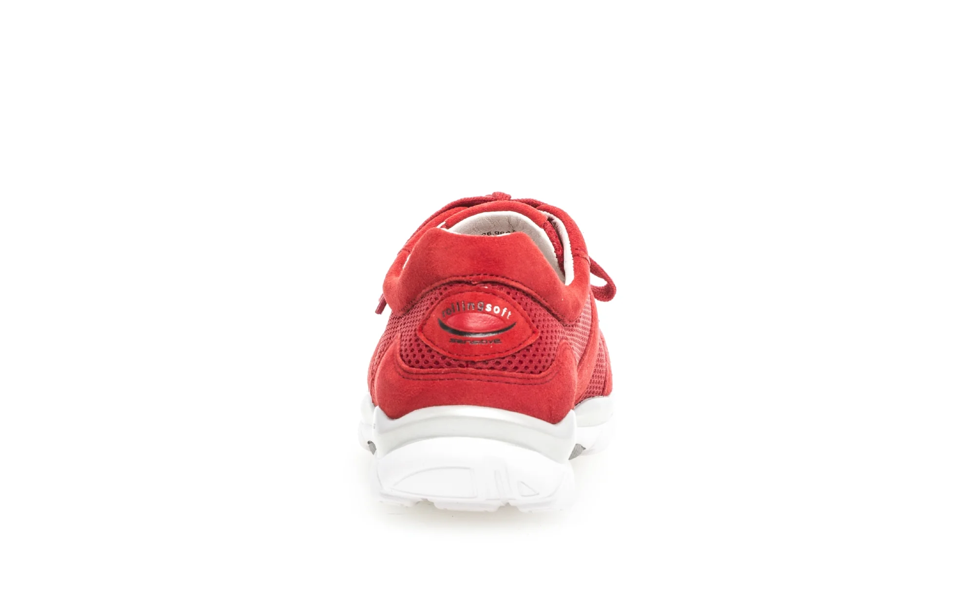 Baskets Rolling Soft rouges en Textile et Nubuck - Image 5