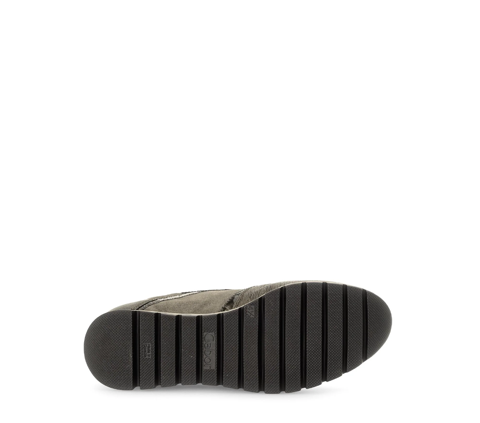 Baskets taupe en Cuir et Nubuck - Image 7