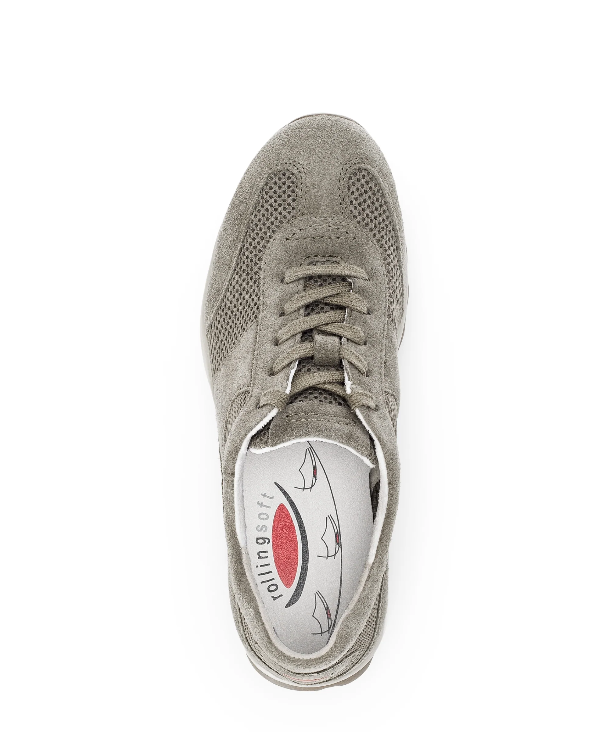 Baskets vertes en cuir - Image 3