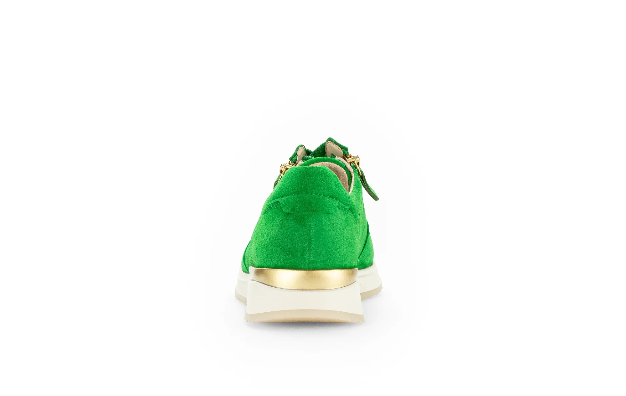 Baskets vertes en cuir velours - Image 6