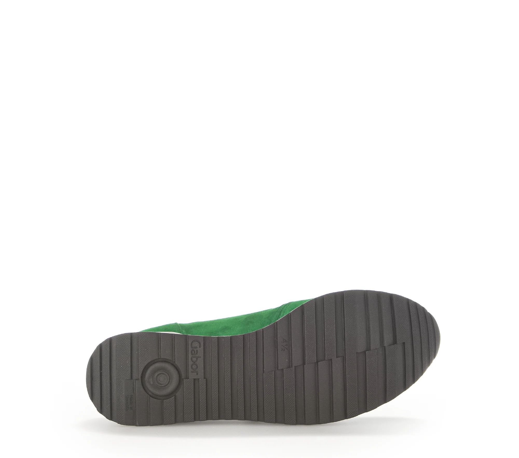 Baskets vertes en cuir velours - Image 7