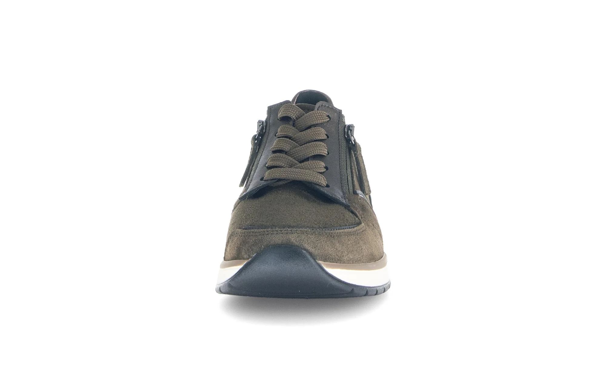 Baskets vertes en Textile et Nubuck (adaptées Hallux Valgus) - Image 5