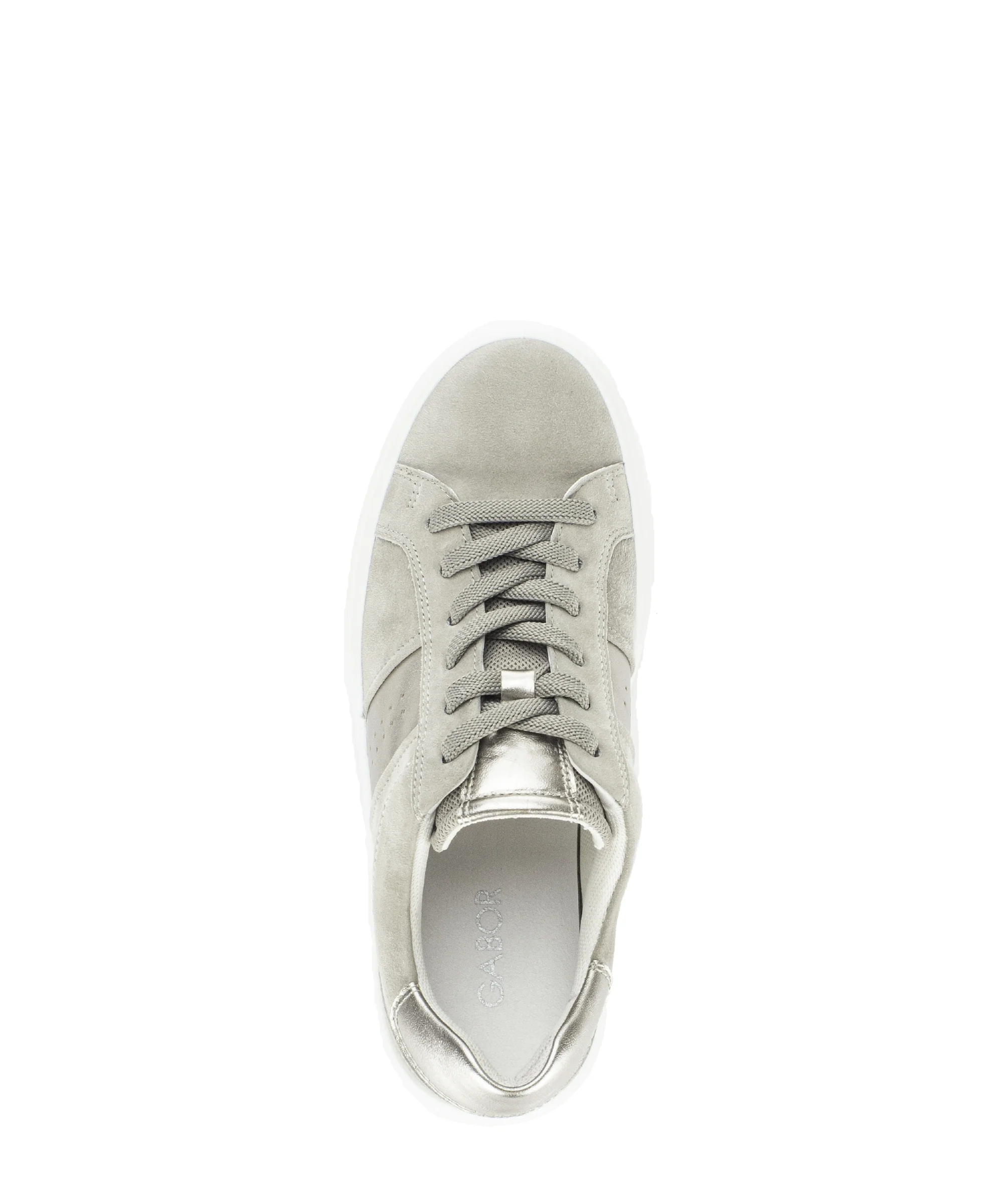 Baskets vertes en velours - Image 3