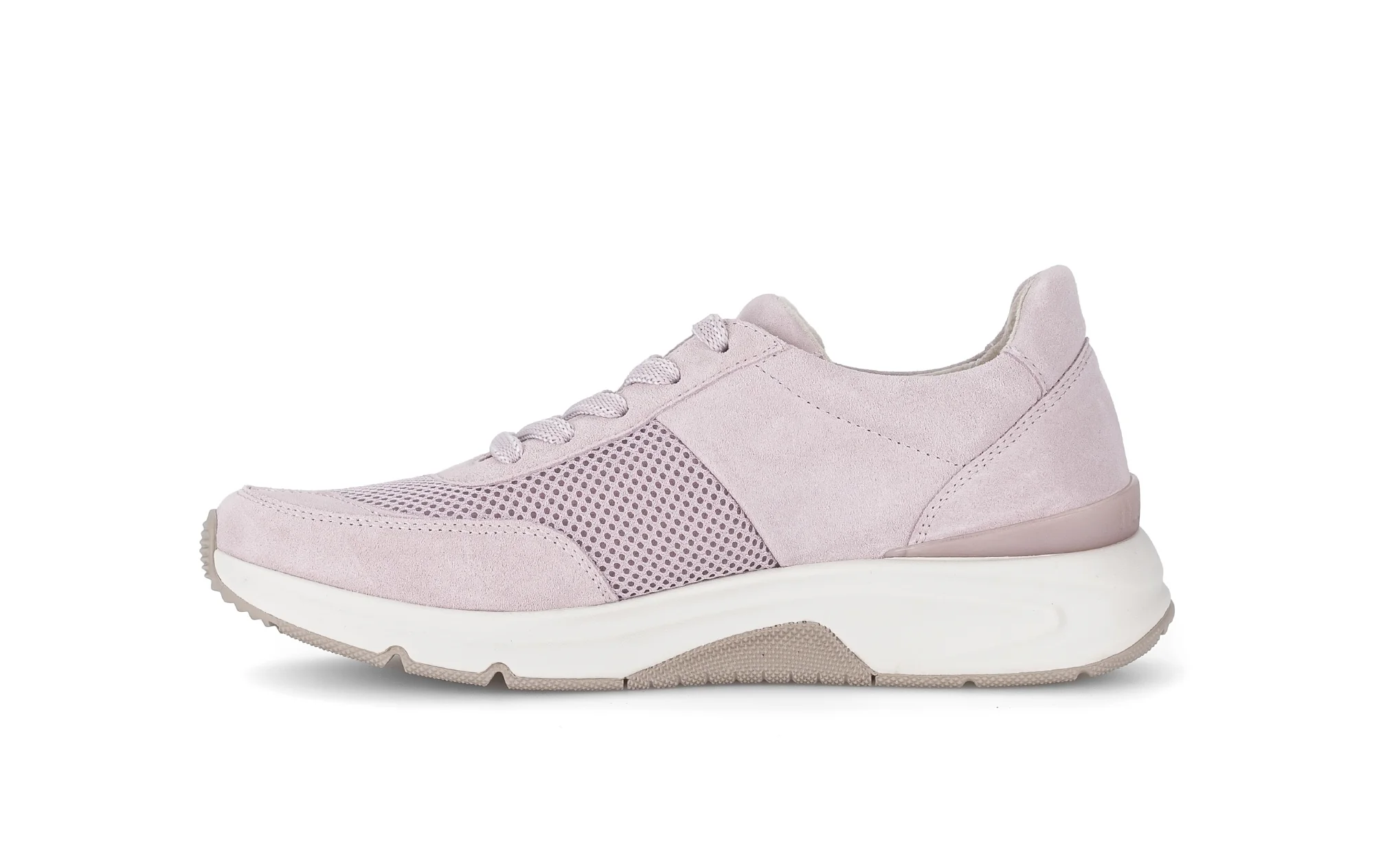 Baskets roses en nubuck et textile - Image 2