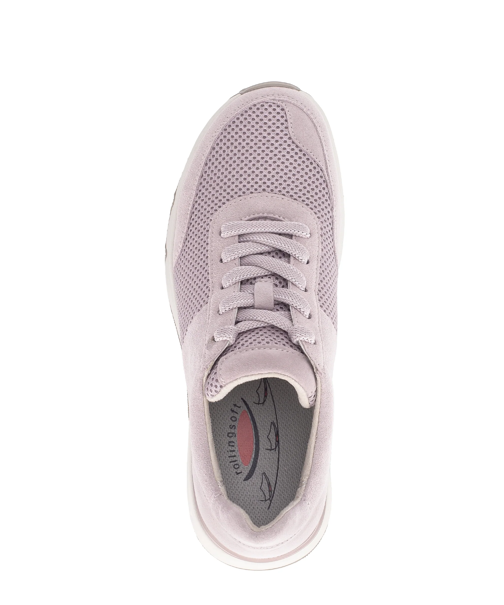 Baskets roses en nubuck et textile - Image 3