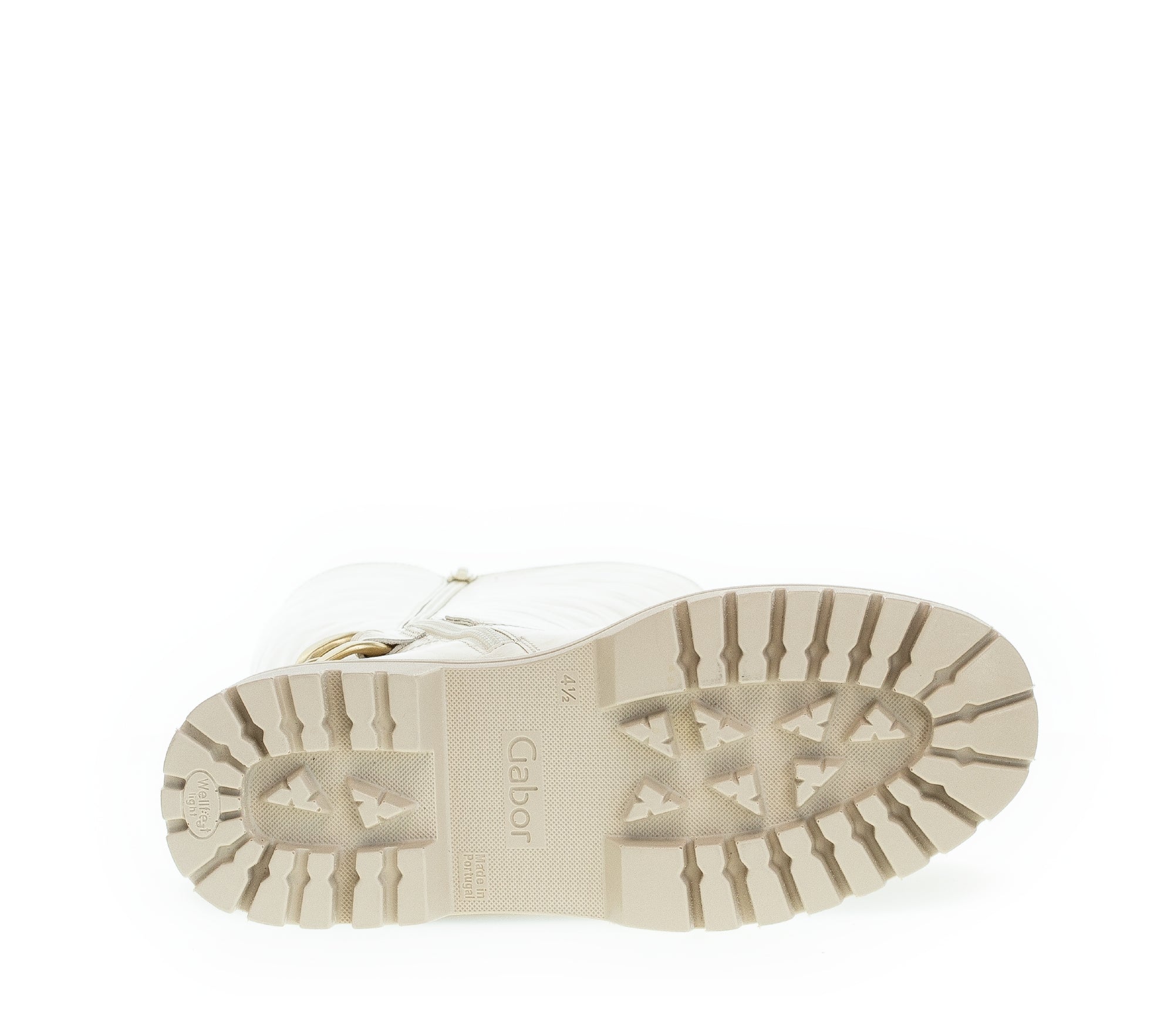 Bottes beiges en cuir - Image 4