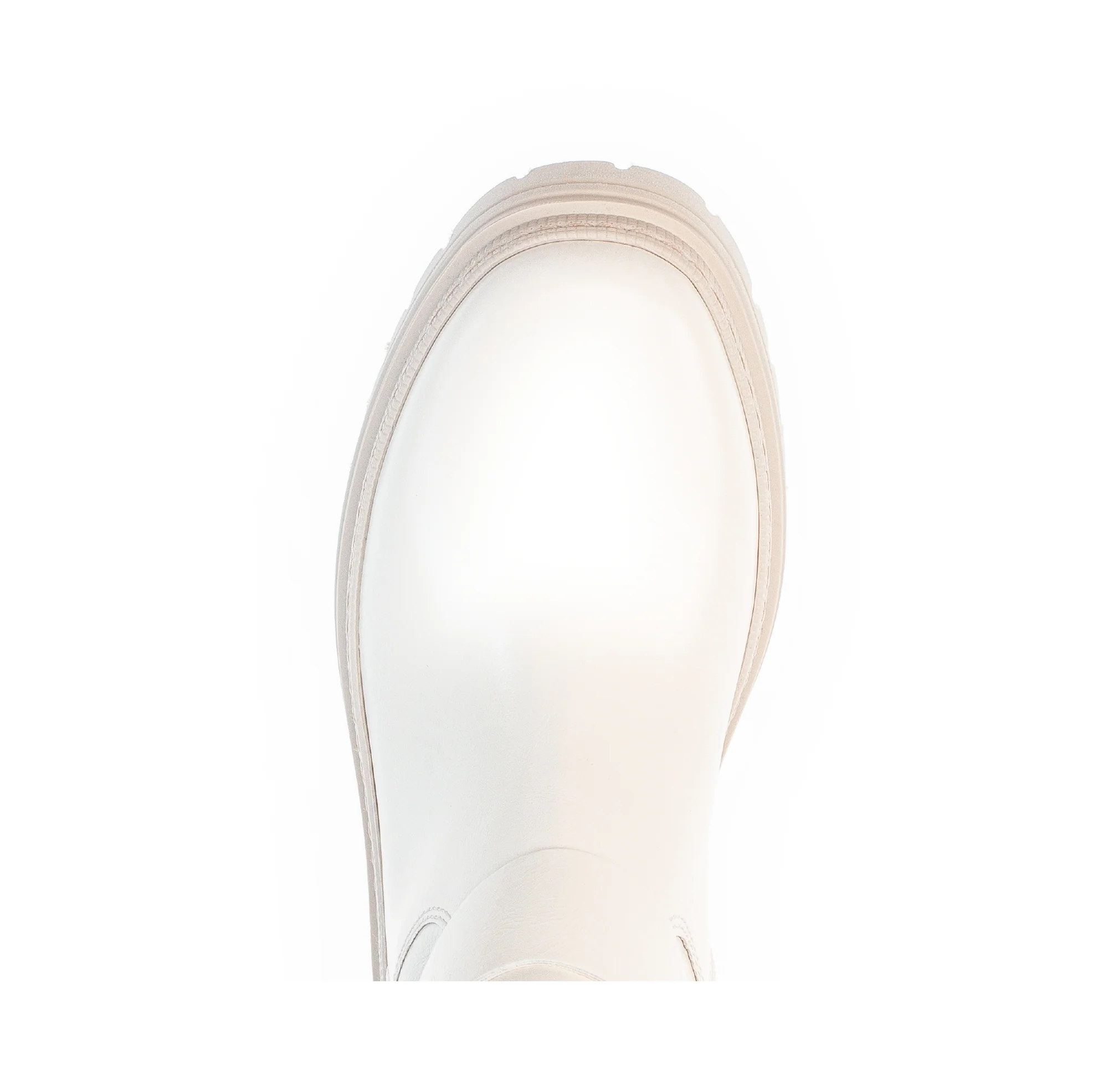 Bottes beiges en cuir - Image 6