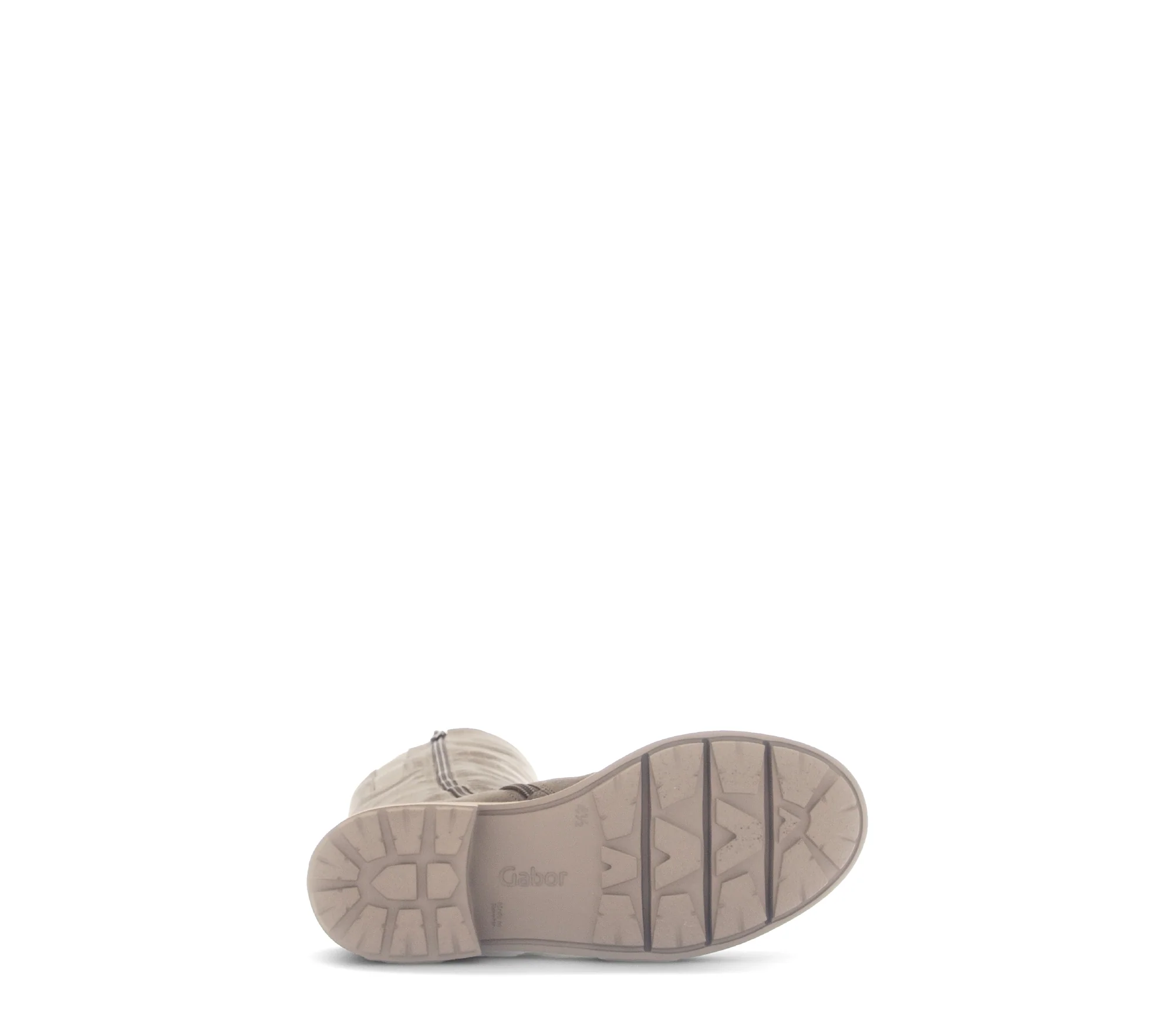 Bottes beiges en cuir velours - Image 5