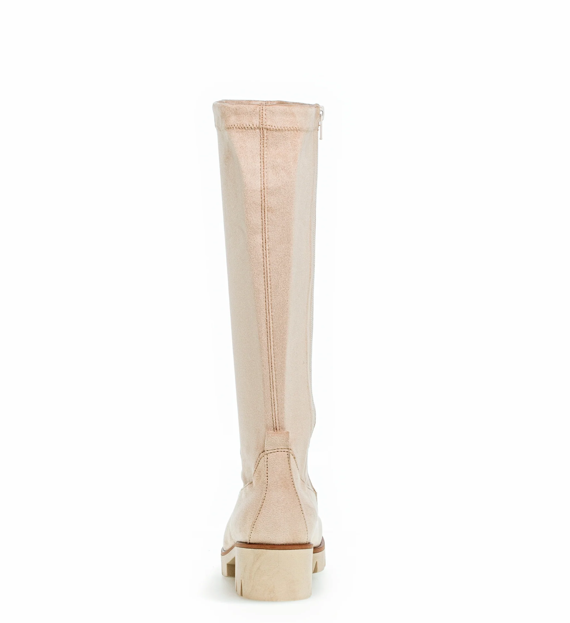 Bottes beiges en textile - Image 3