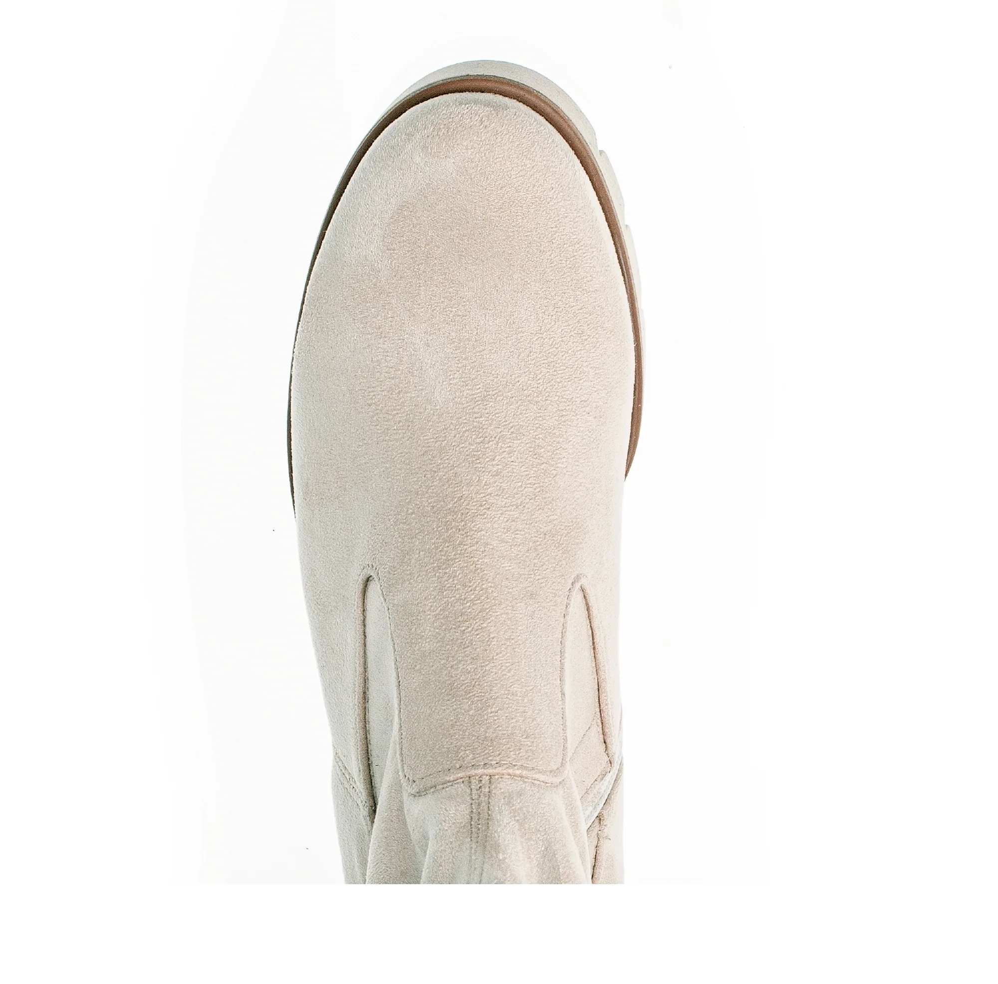 Bottes beiges en textile - Image 4