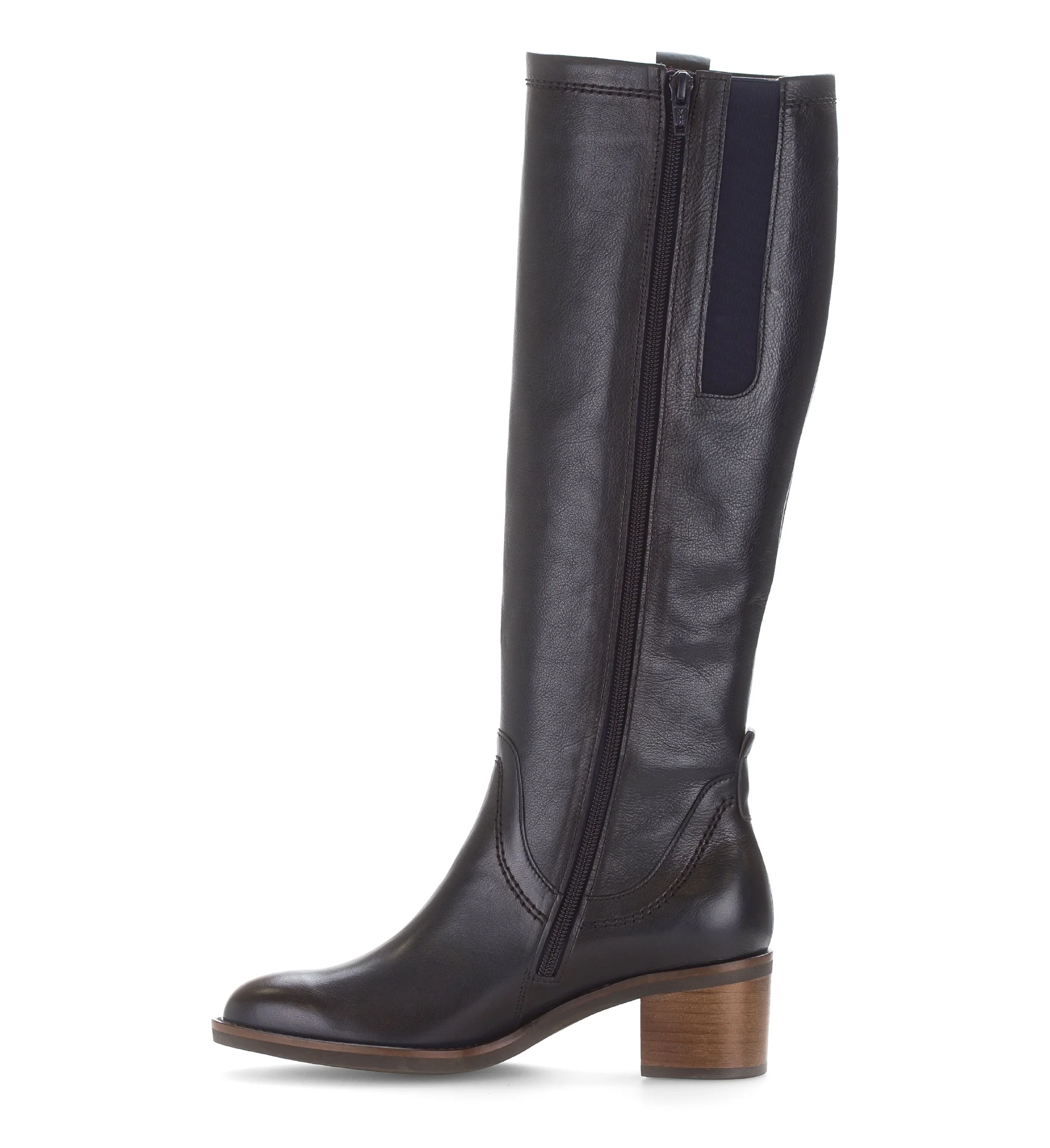 Bottes bleues en cuir - Image 2