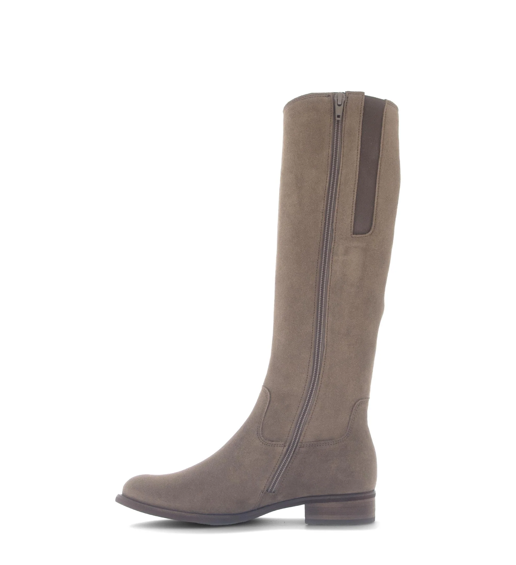 Bottes taupes en nubuck - Image 2